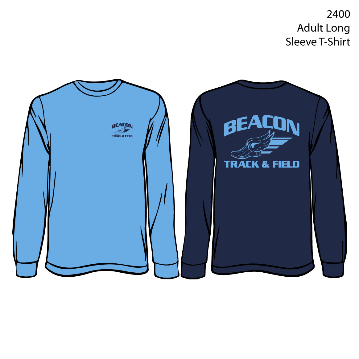 A - 2400 ADULT Long Sleeve