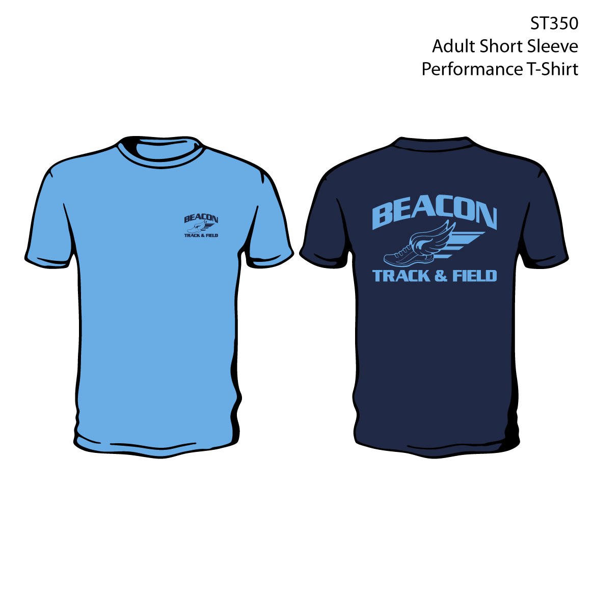 A - ST350 ADULT Short Sleeve Performance