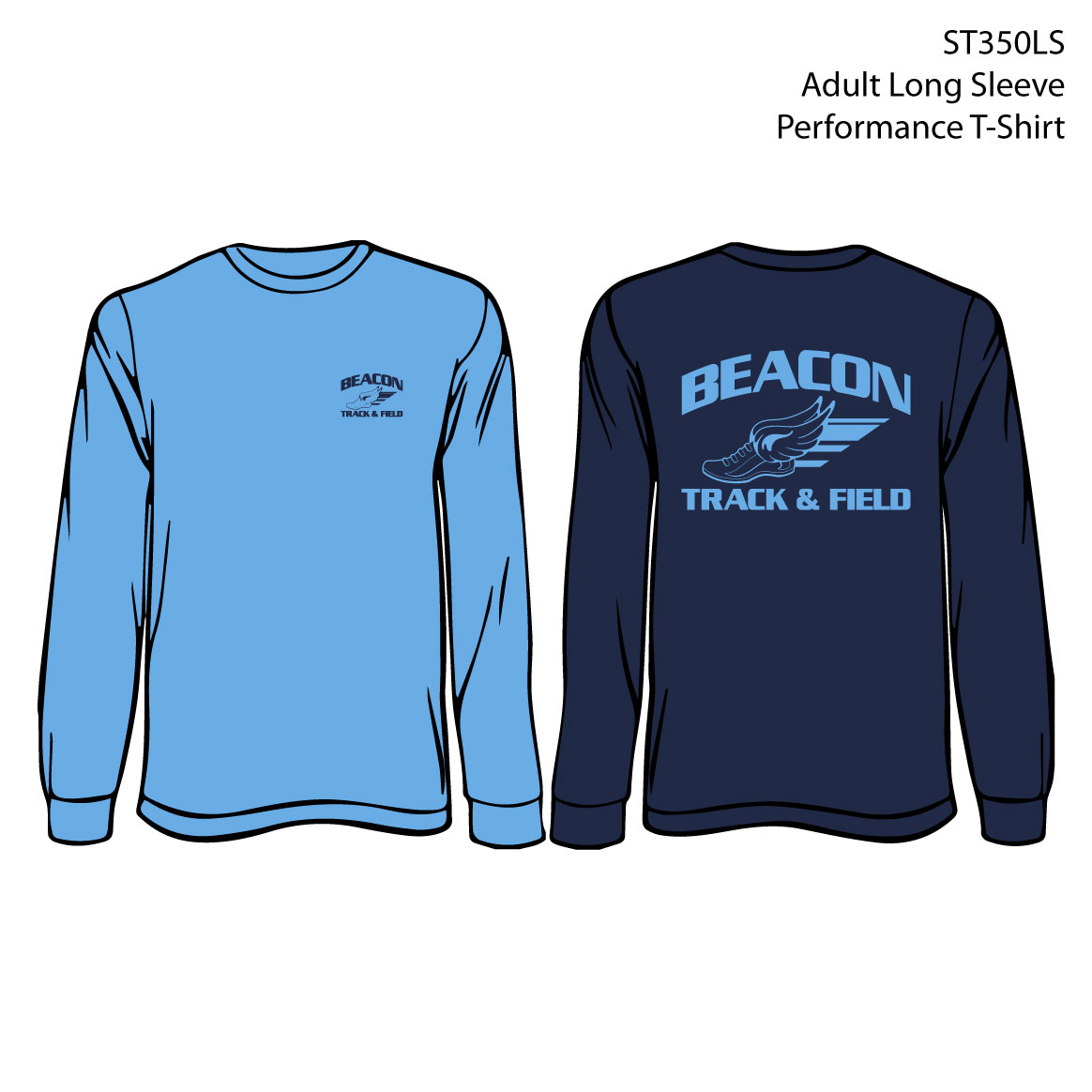 A - ST350LS ADULT Long Sleeve Performance