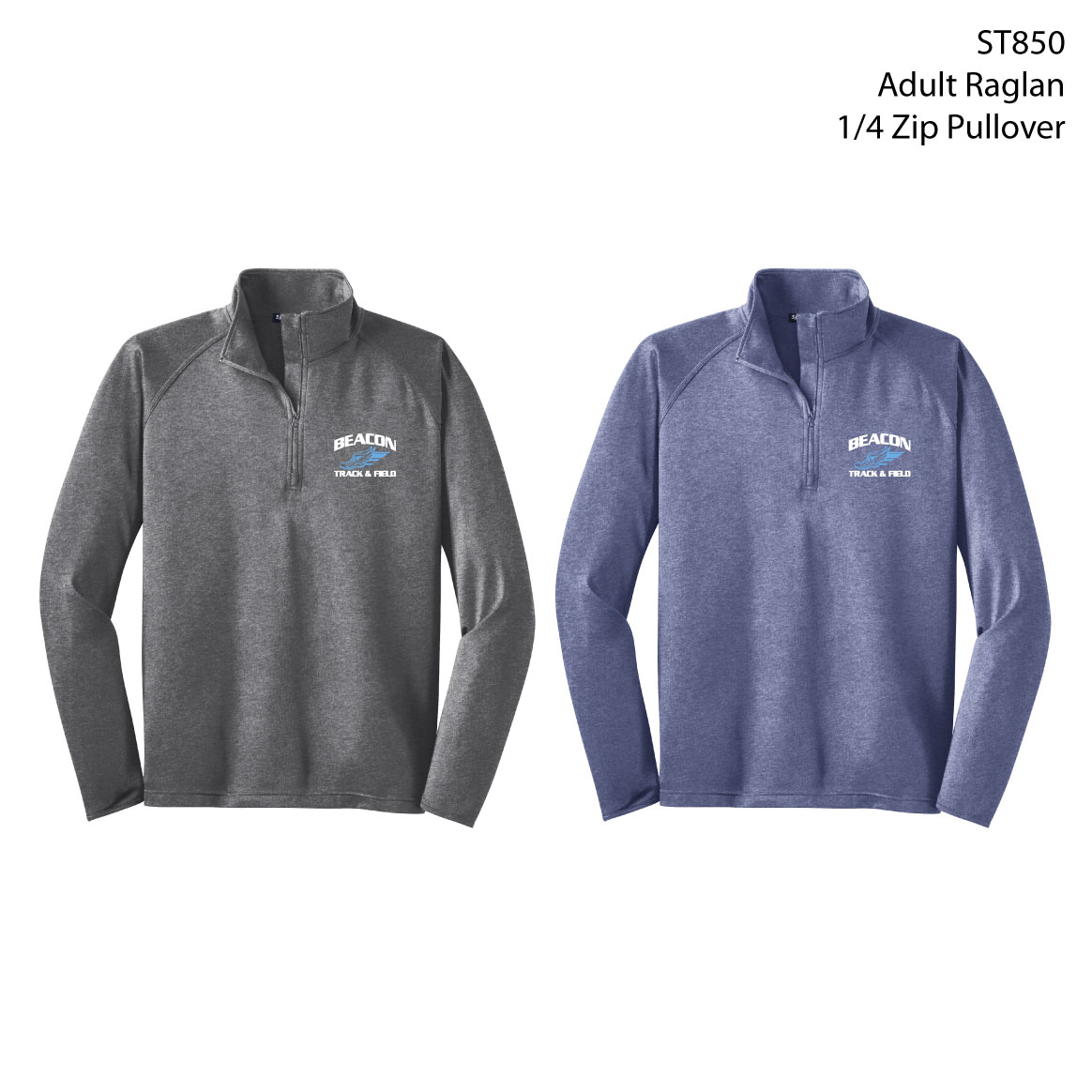 A - ST850 ADULT Quarter Zip Pullover