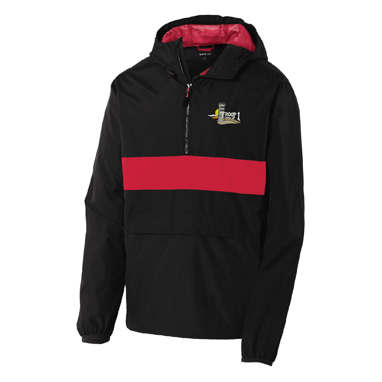 A - JST65 Adult Half Zip Pullover