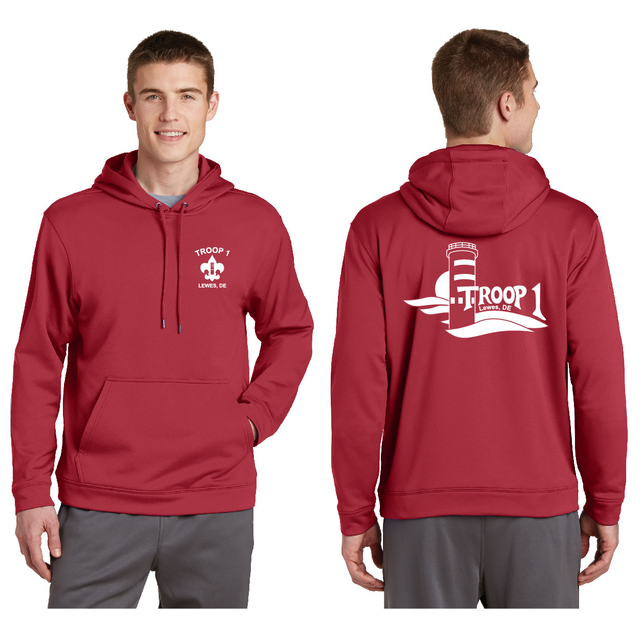 A - F244 Adult Performance Hoodie