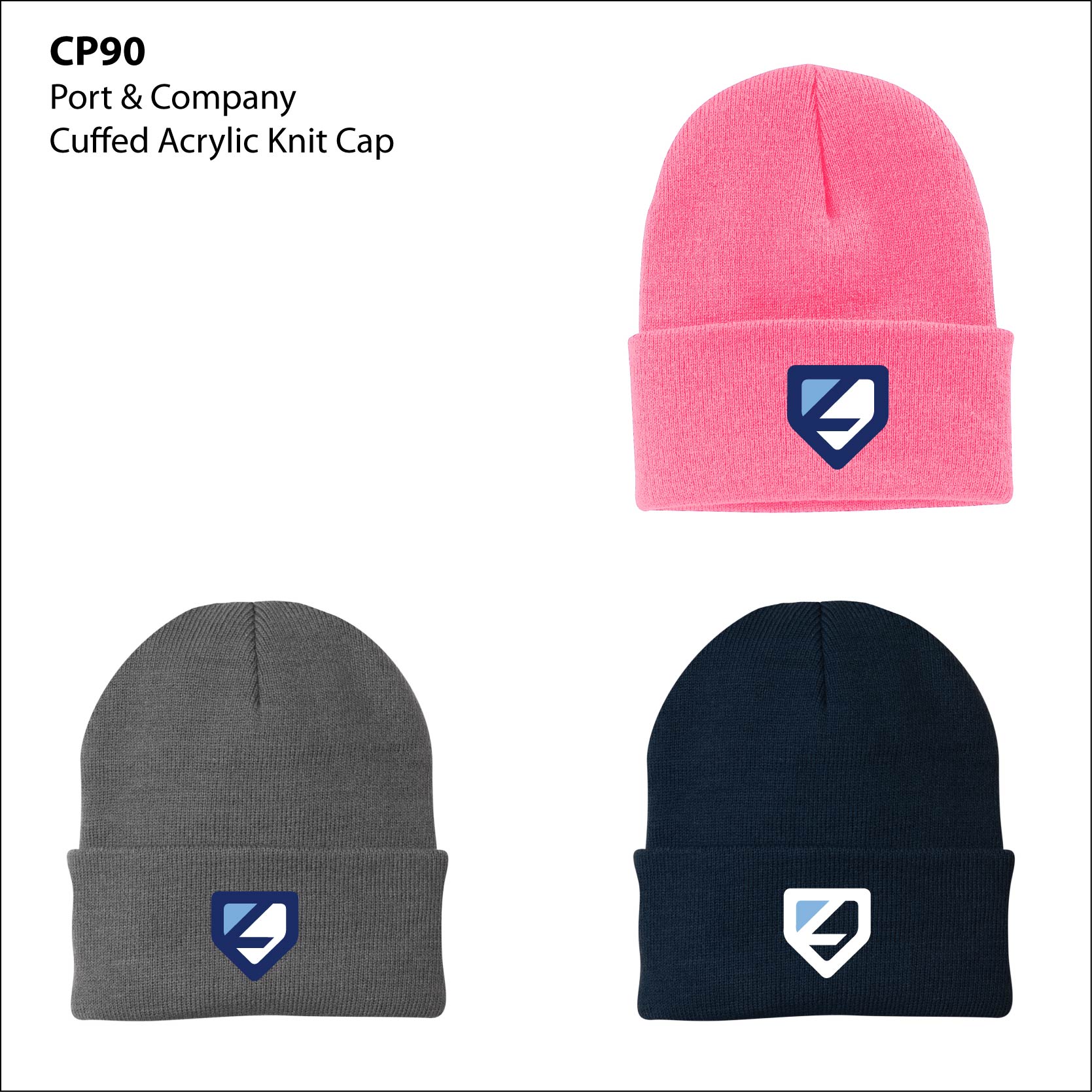 U- CP90 Cuffed Acrylic Knit Cap