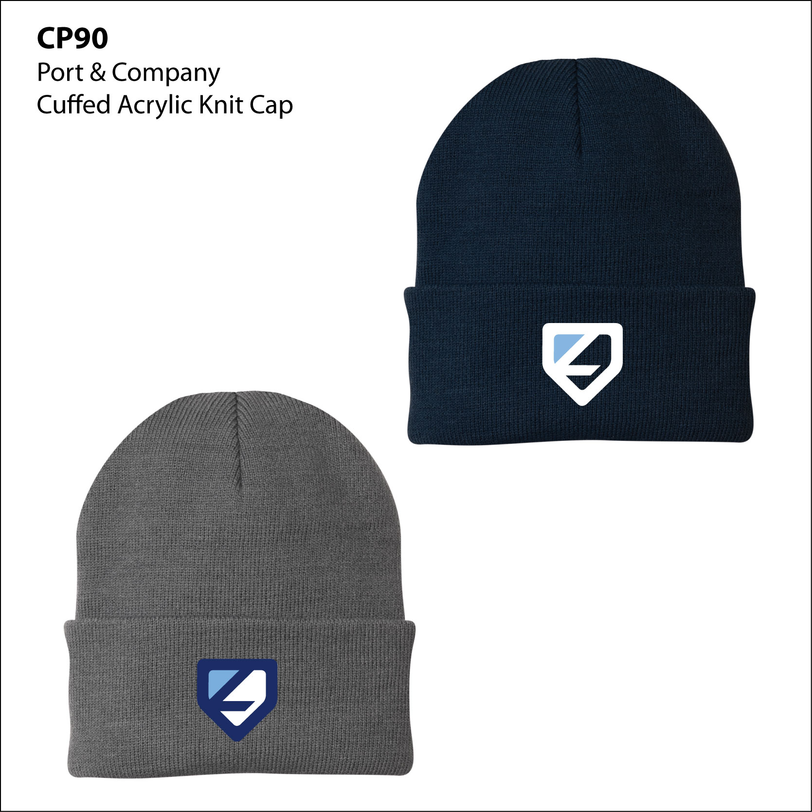 CP90 Cuffed Acrylic Knit Cap