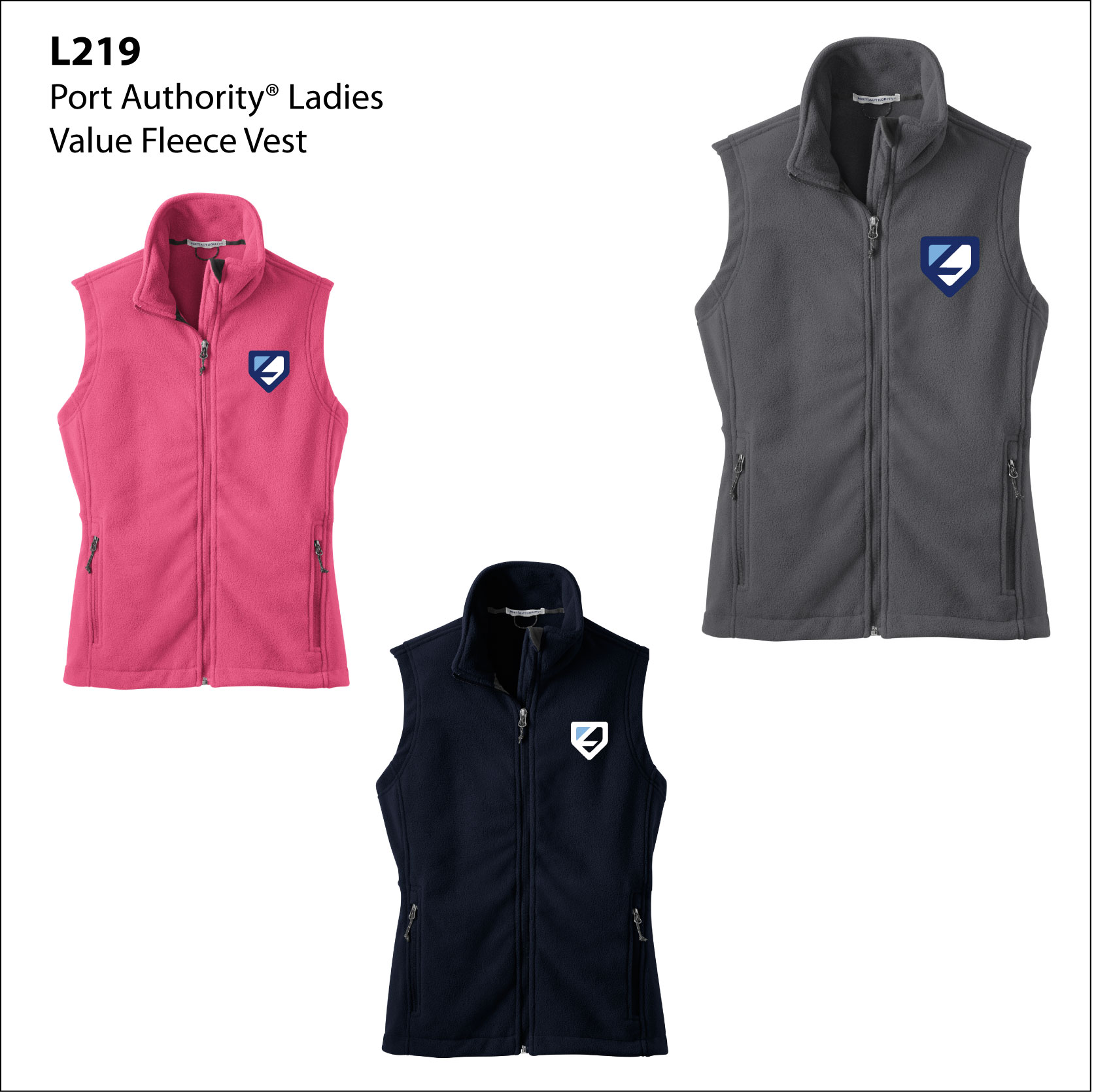 L L219 LADIES Fleece Vest