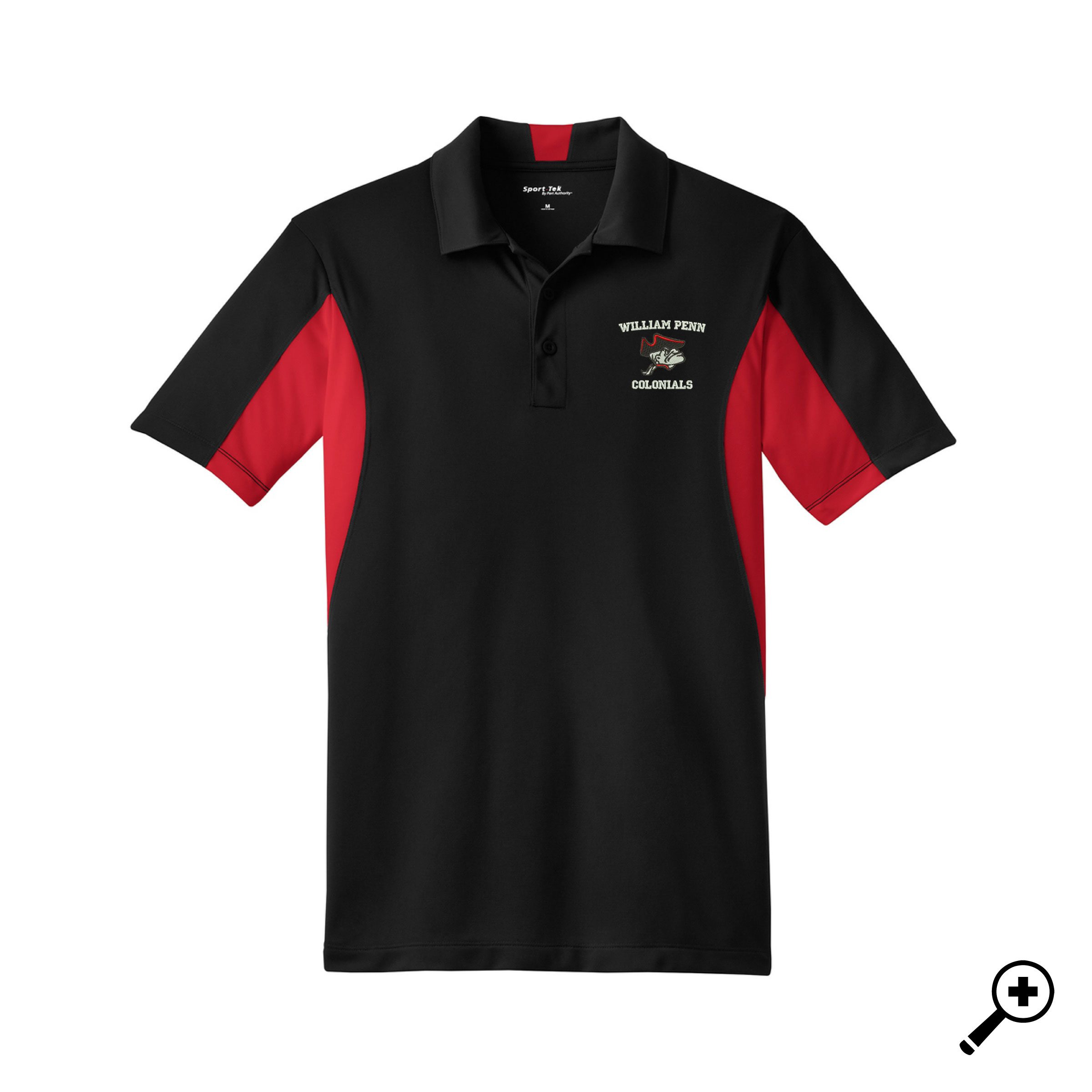 G- ST655 Mens Sport-Tek Side Blocked Polo