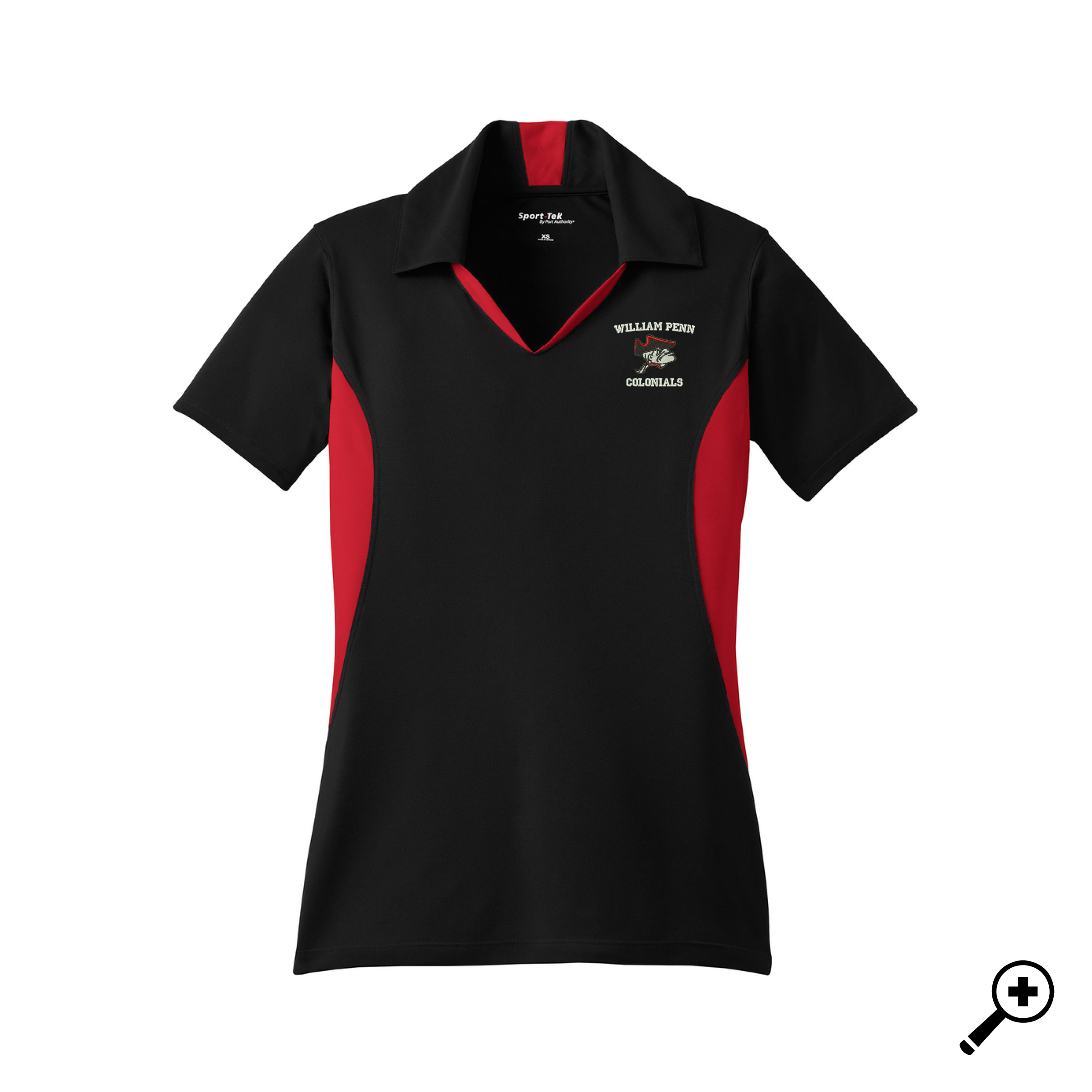 H- LST655 Ladies Sport Tek Side Blocked Polo
