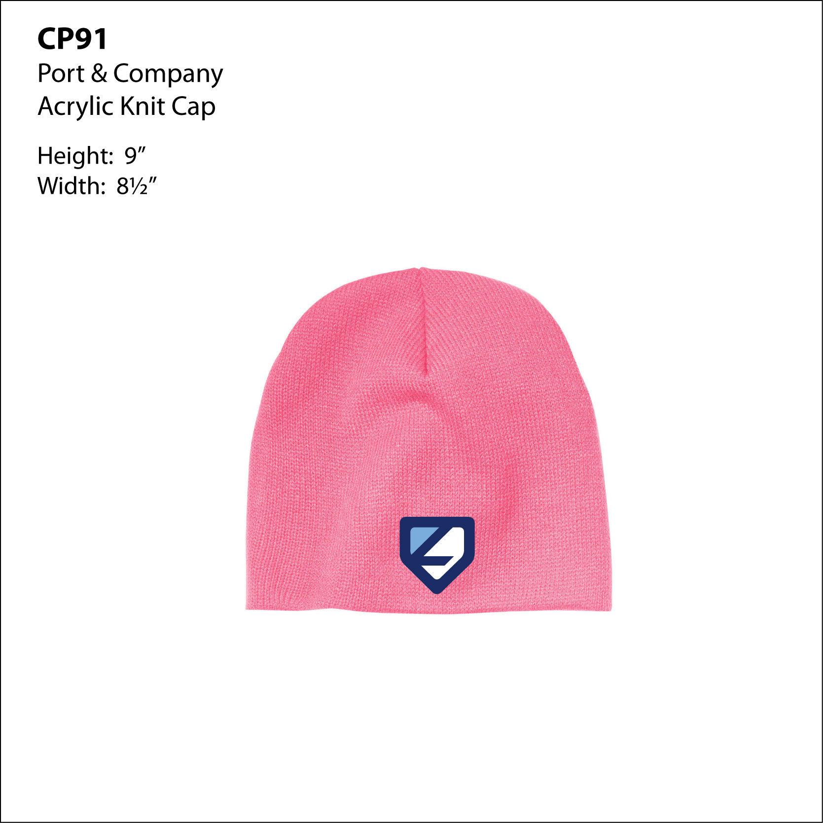 V- CP91 Port & Company Beanie Cap