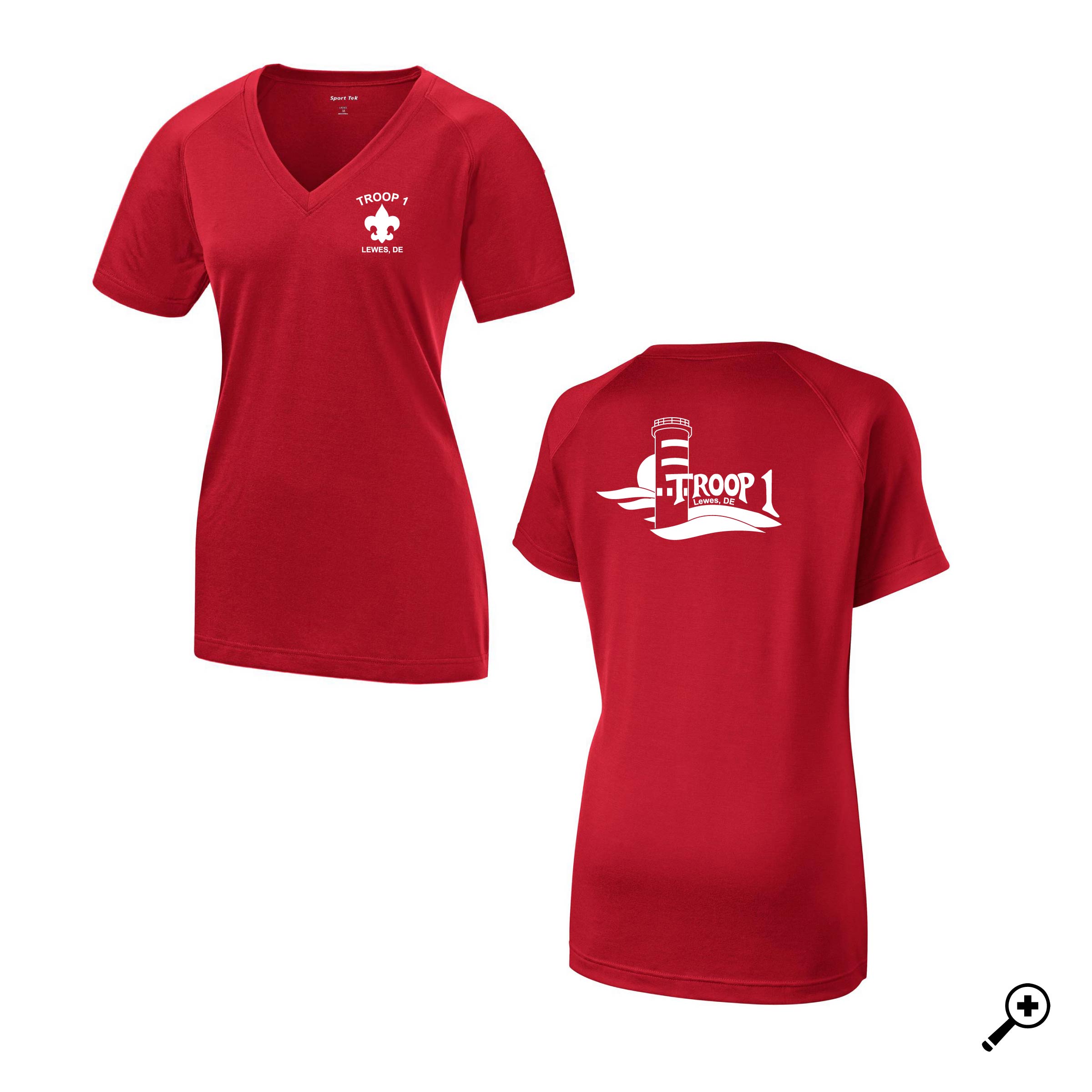 Q- LST700 LADIES Short Sleeve Moisture Wicking Shirt