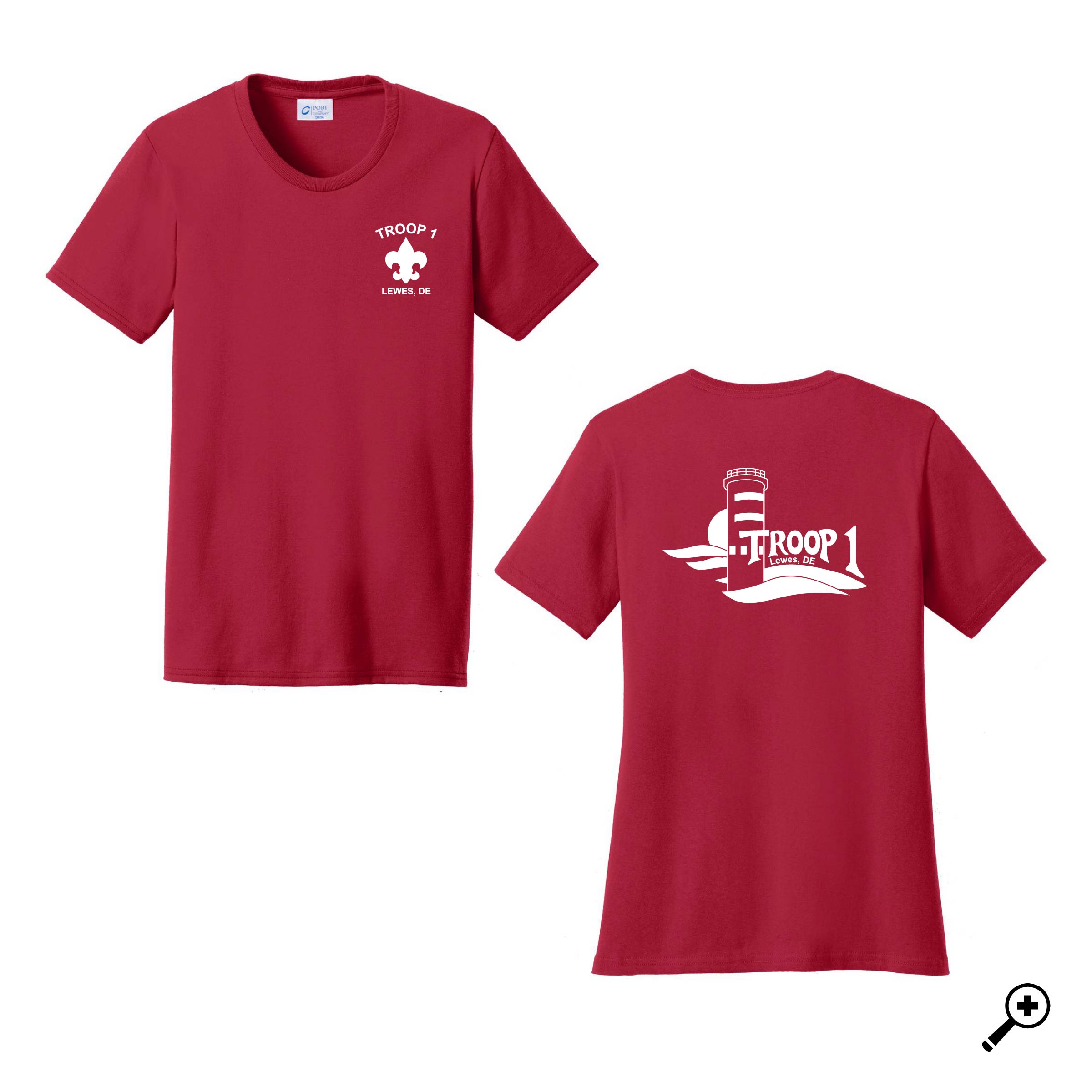 P- LPC55 LADIES 50/50 Short Sleeve