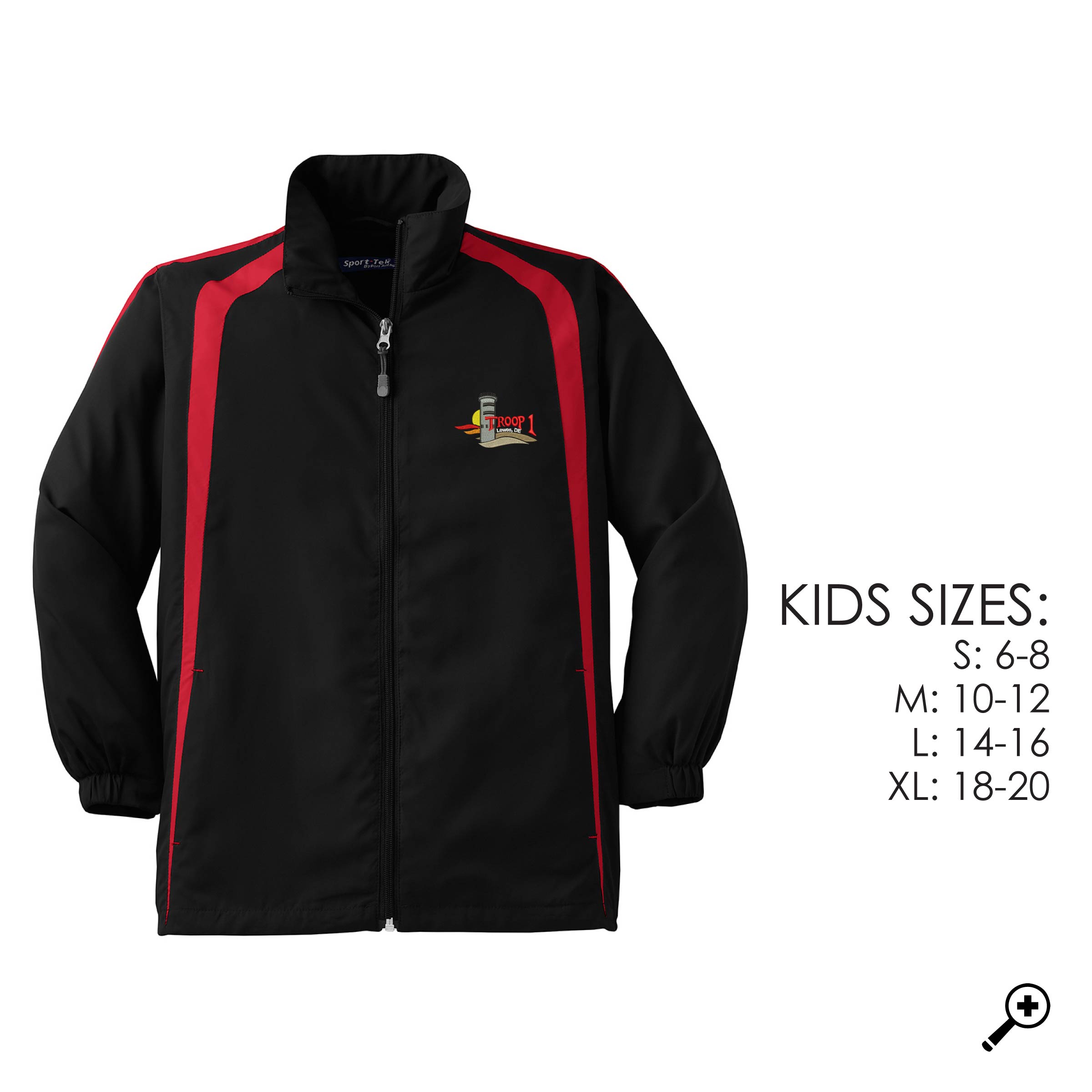 Y- YST60 YOUTH Colorblock Raglan Jacket