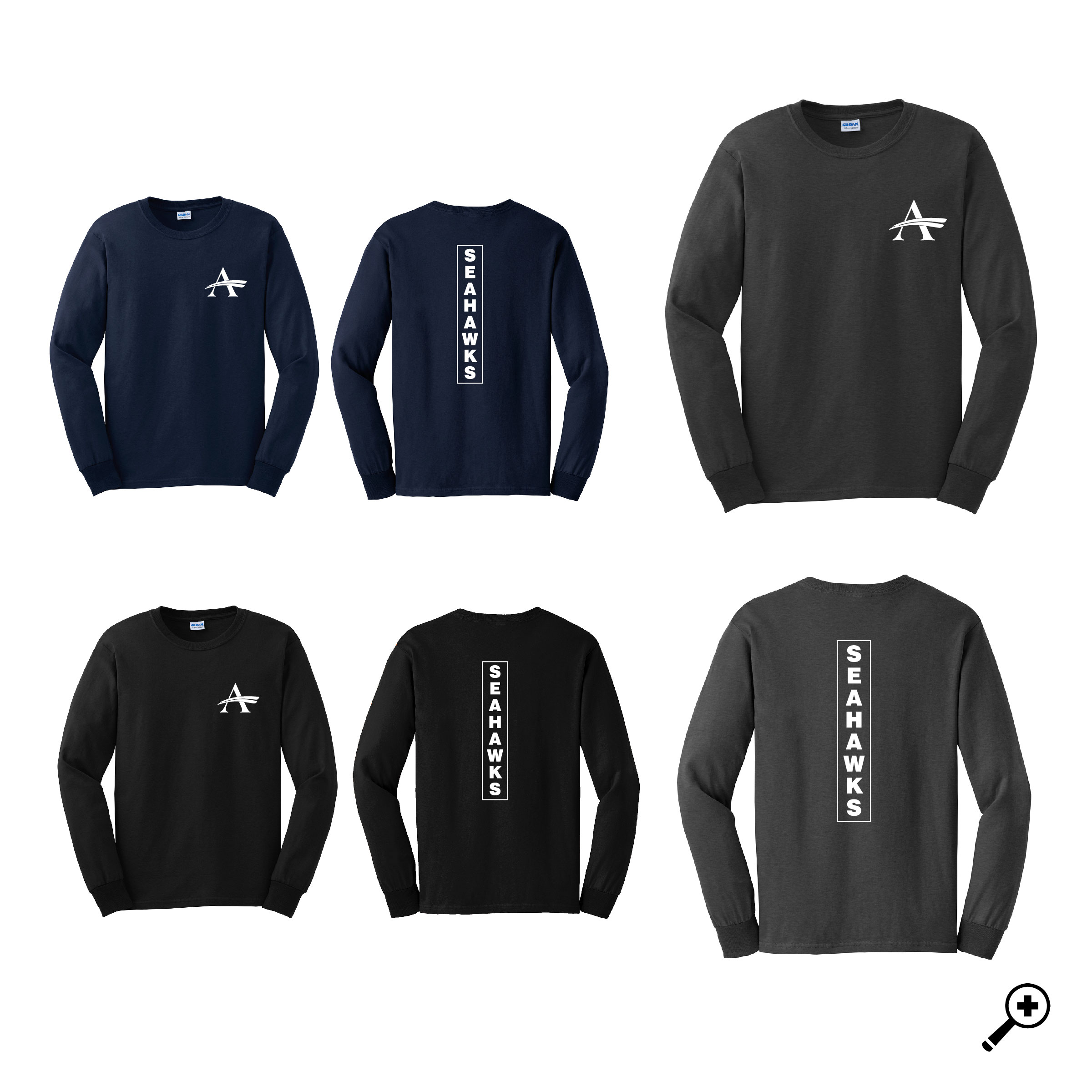 A- 2400 ADULT Long Sleeve Tee