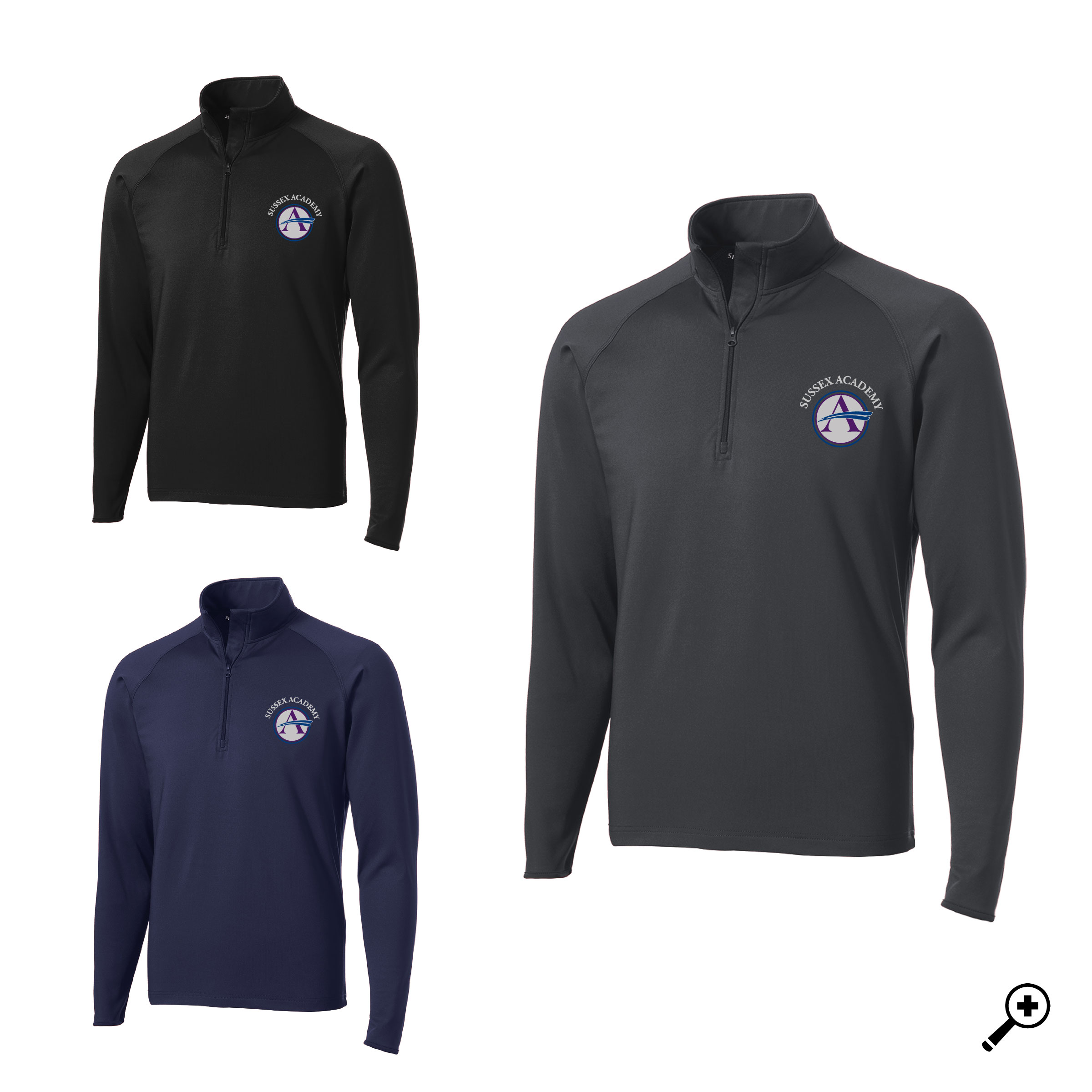 C- ST850 ADULT 1/2 Zip Pullover