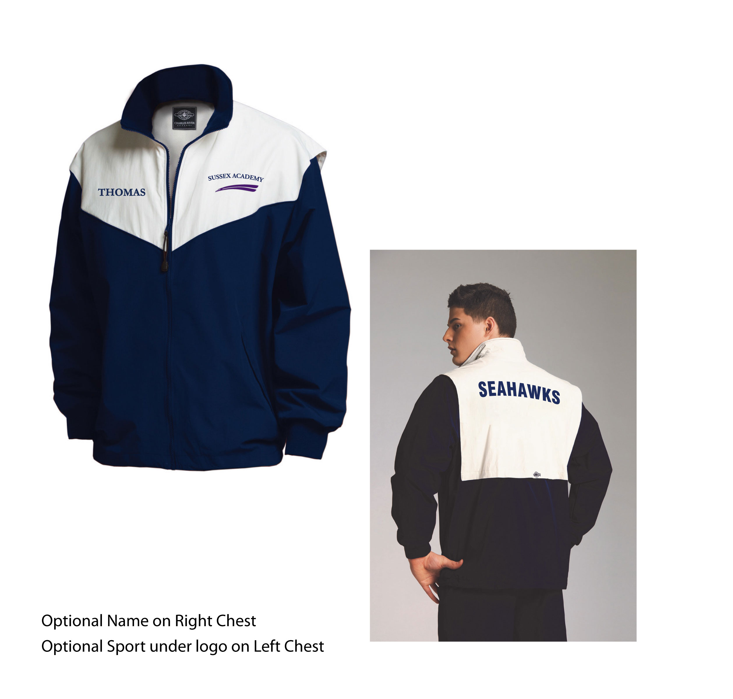 I- 9971 ADULT Charles River Champion Jacket