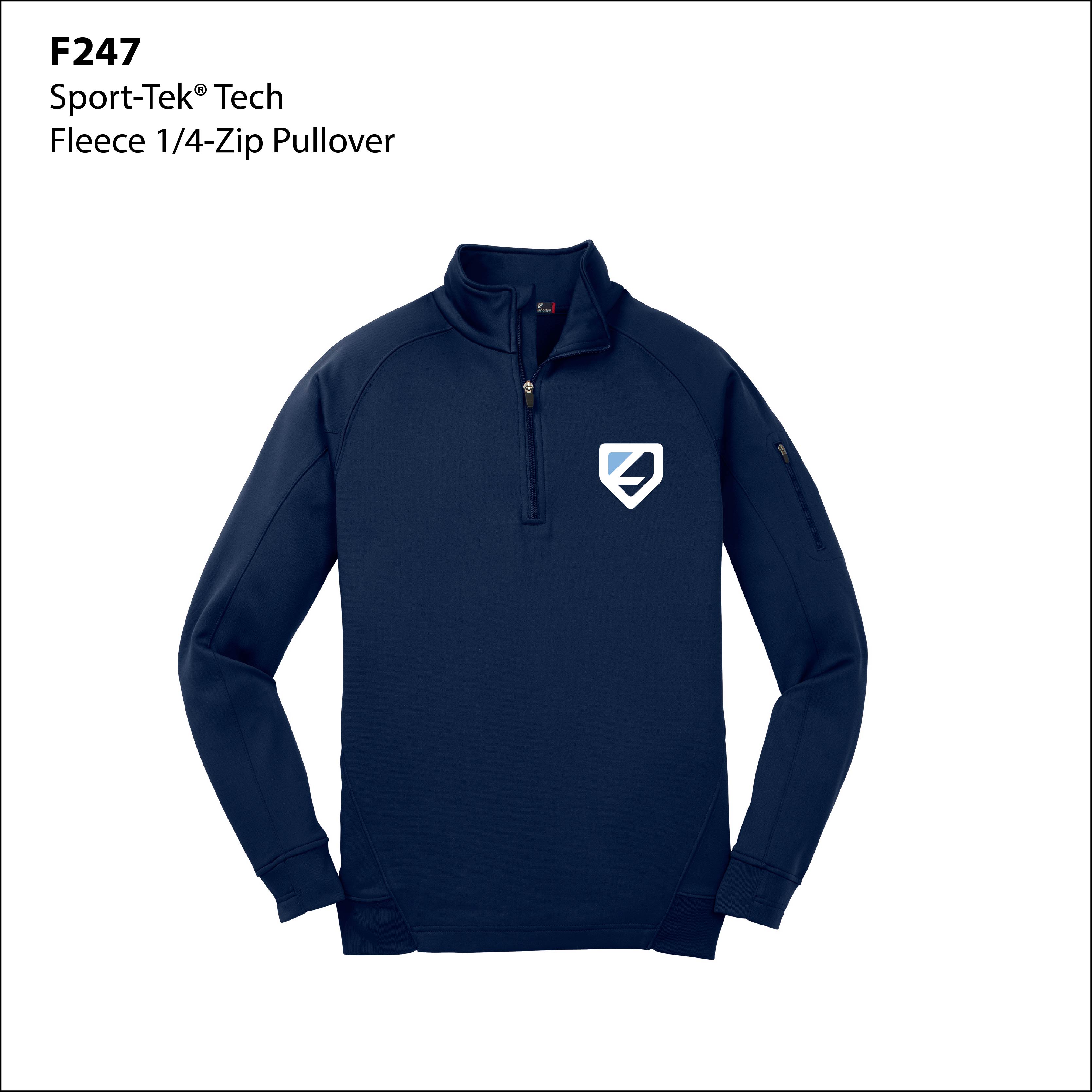 F- F247 ADULT 1/4 Zip Pullover