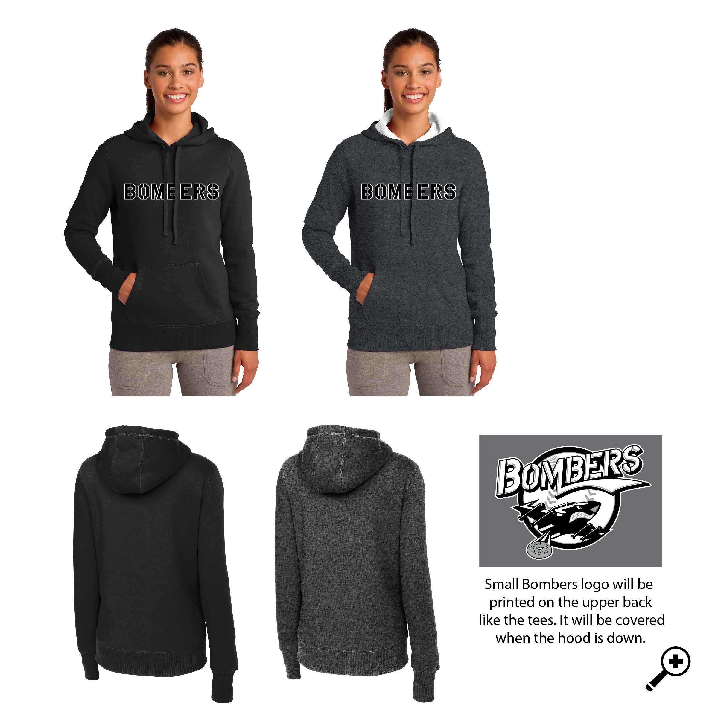 O- LST254 LADIES Sport-Tek Pullover Hooded Sweatshirt