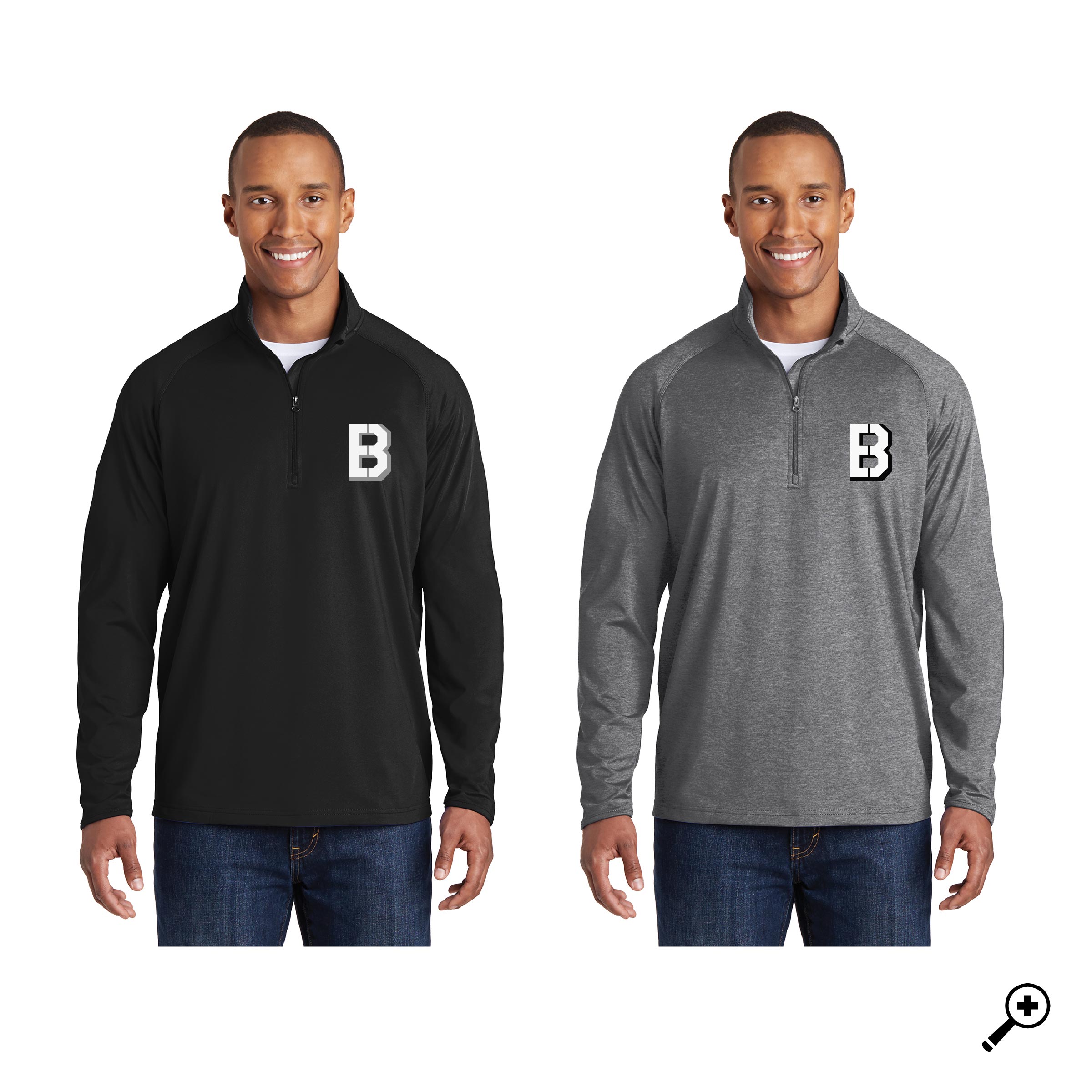 V- ST850 UNISEX Sport-Tek Stretch 1/2-Zip Pullover