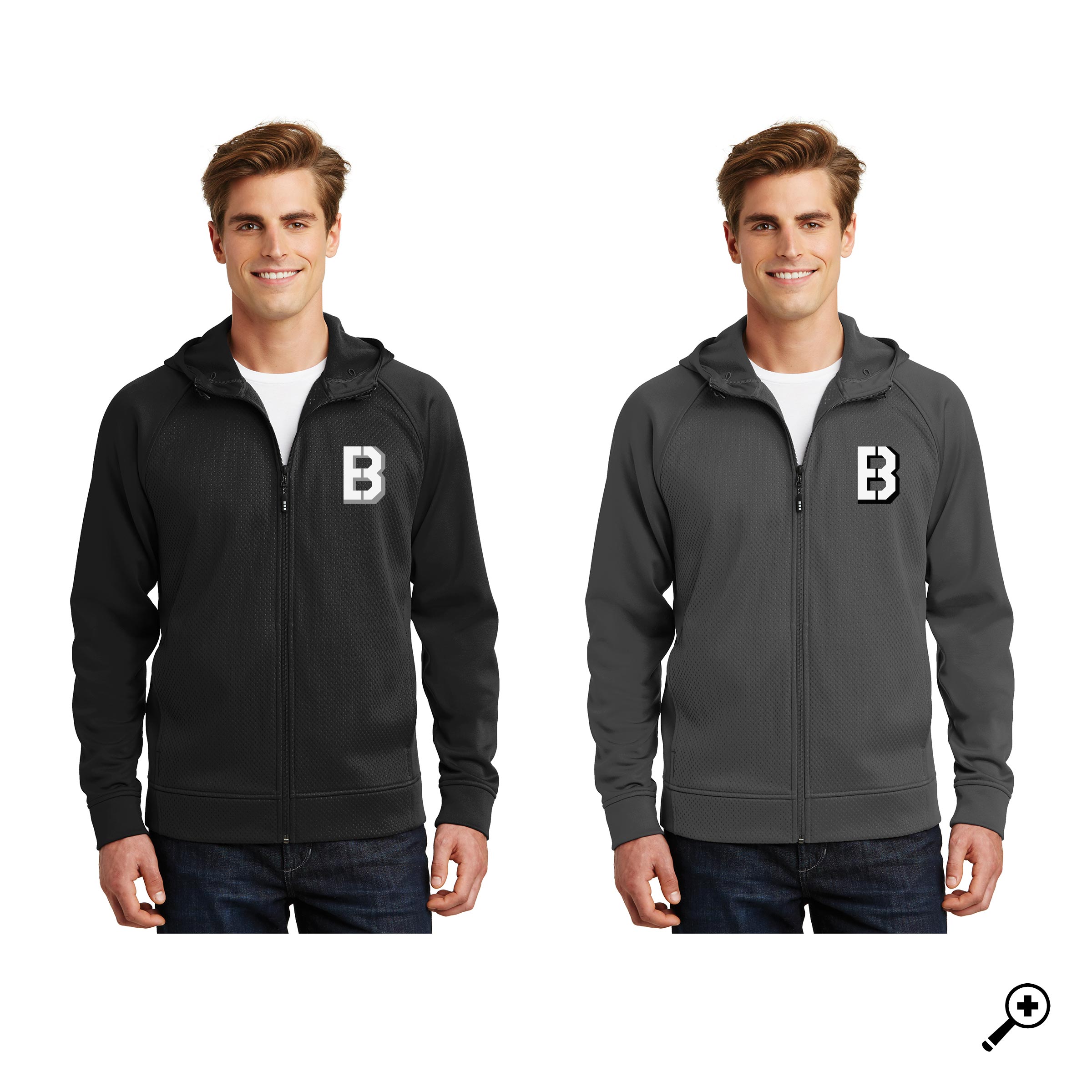 W- ST295 UNISEX Sport-Tek Tech Fleece Full-Zip Hooded Jacket