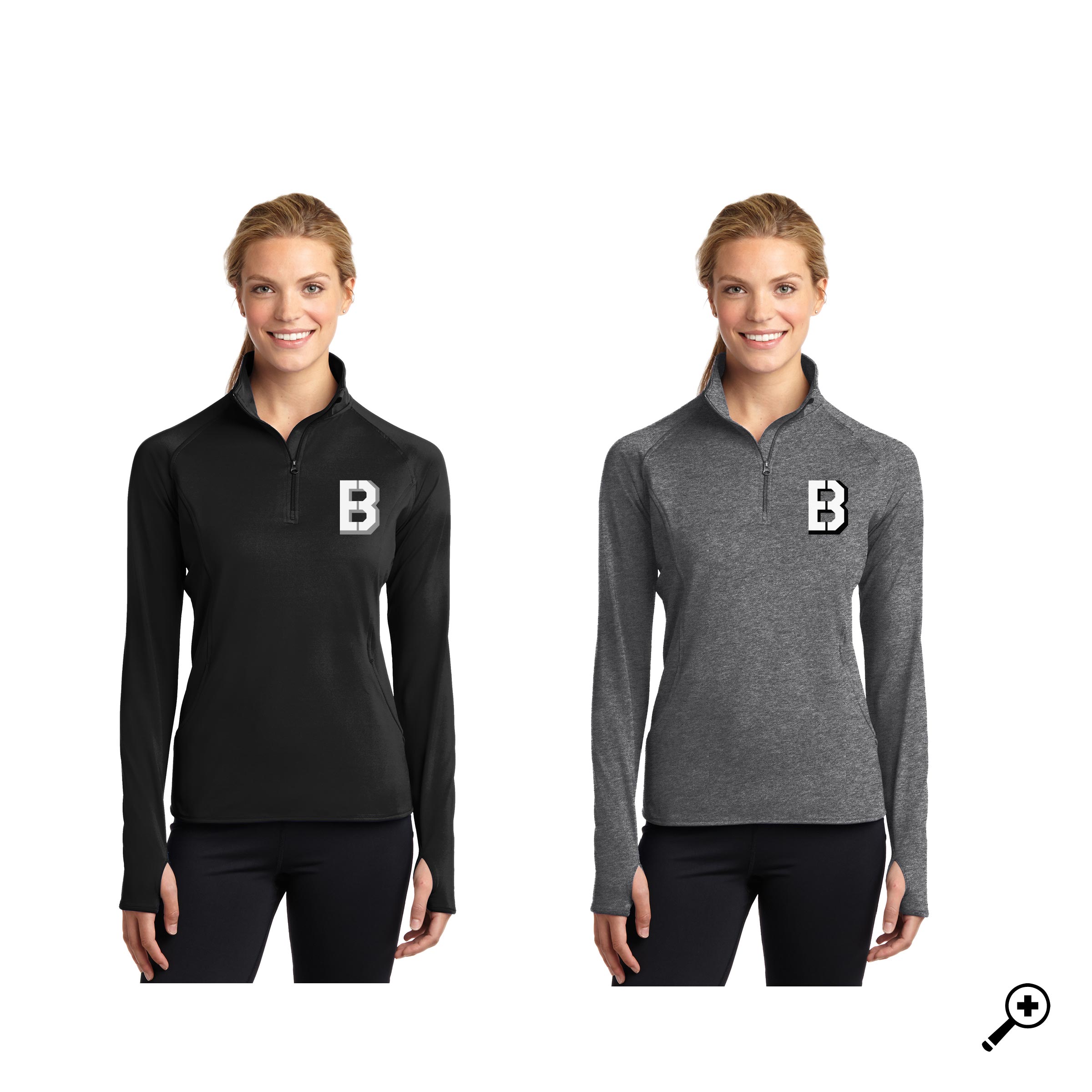 Z- LST850 LADIES Sport-Tek Stretch 1/2-Zip Pullover