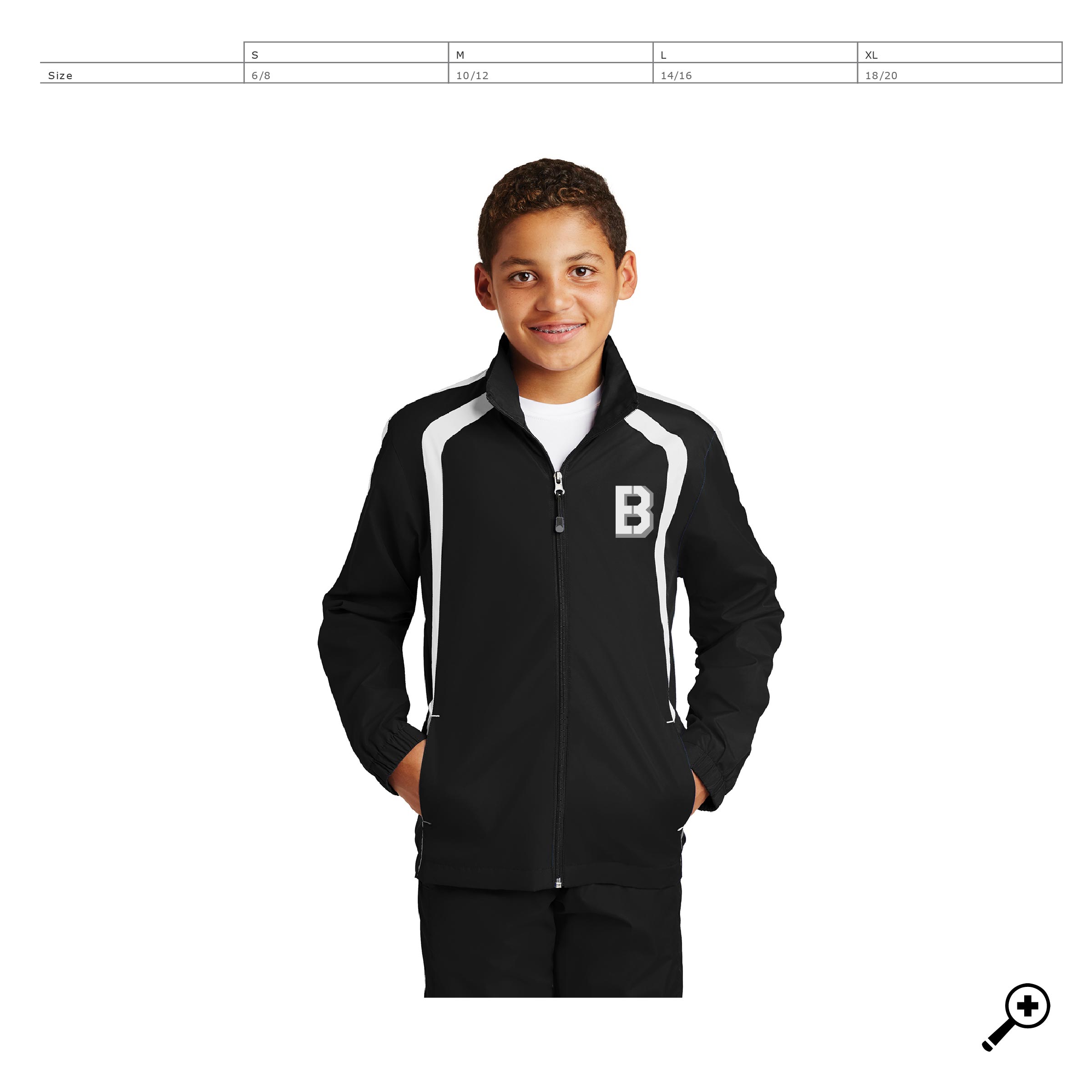ZB- YST60 YOUTH Sport-Tek Colorblock Raglan Jacket