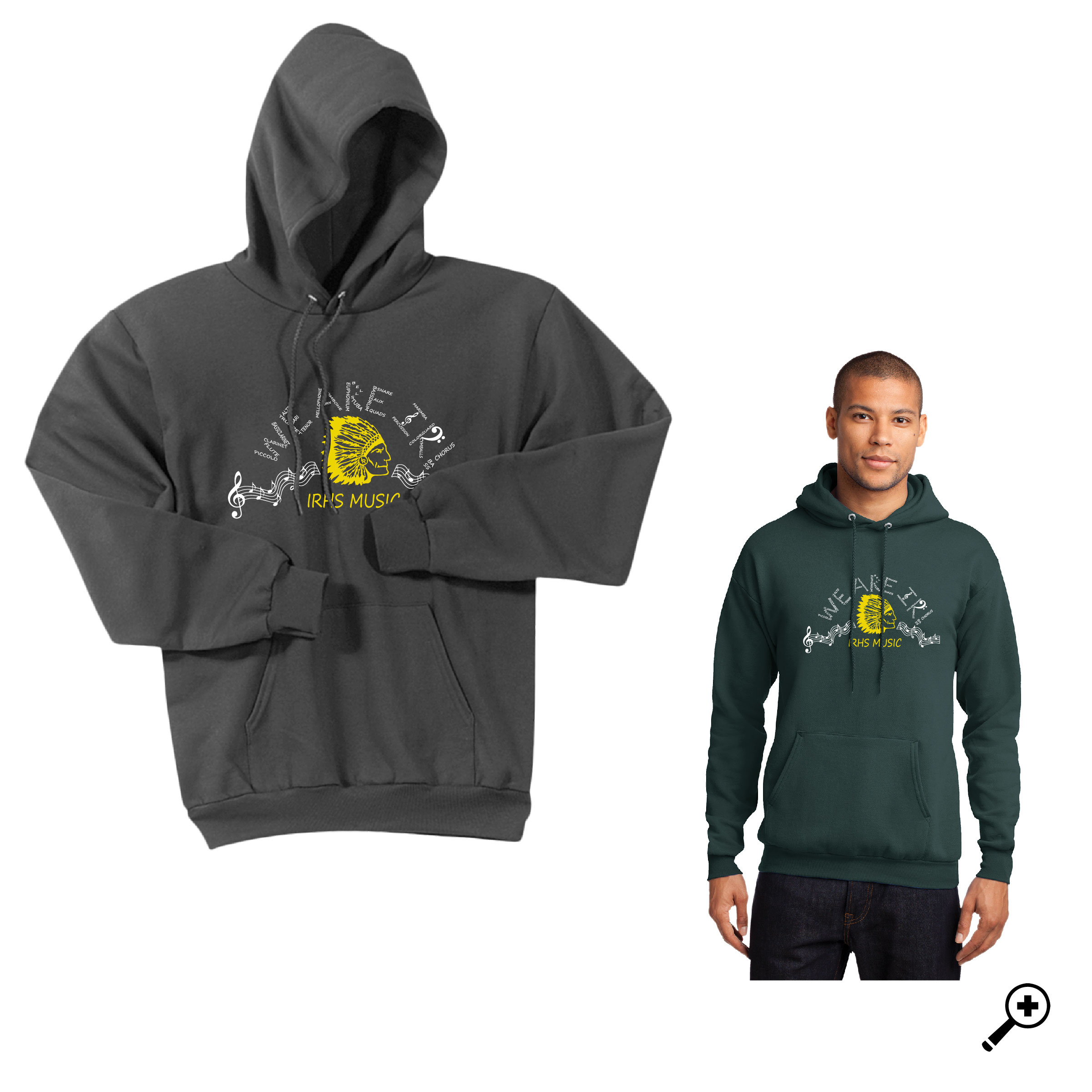 C- PC78H Adult Hooded Sweatshirt
