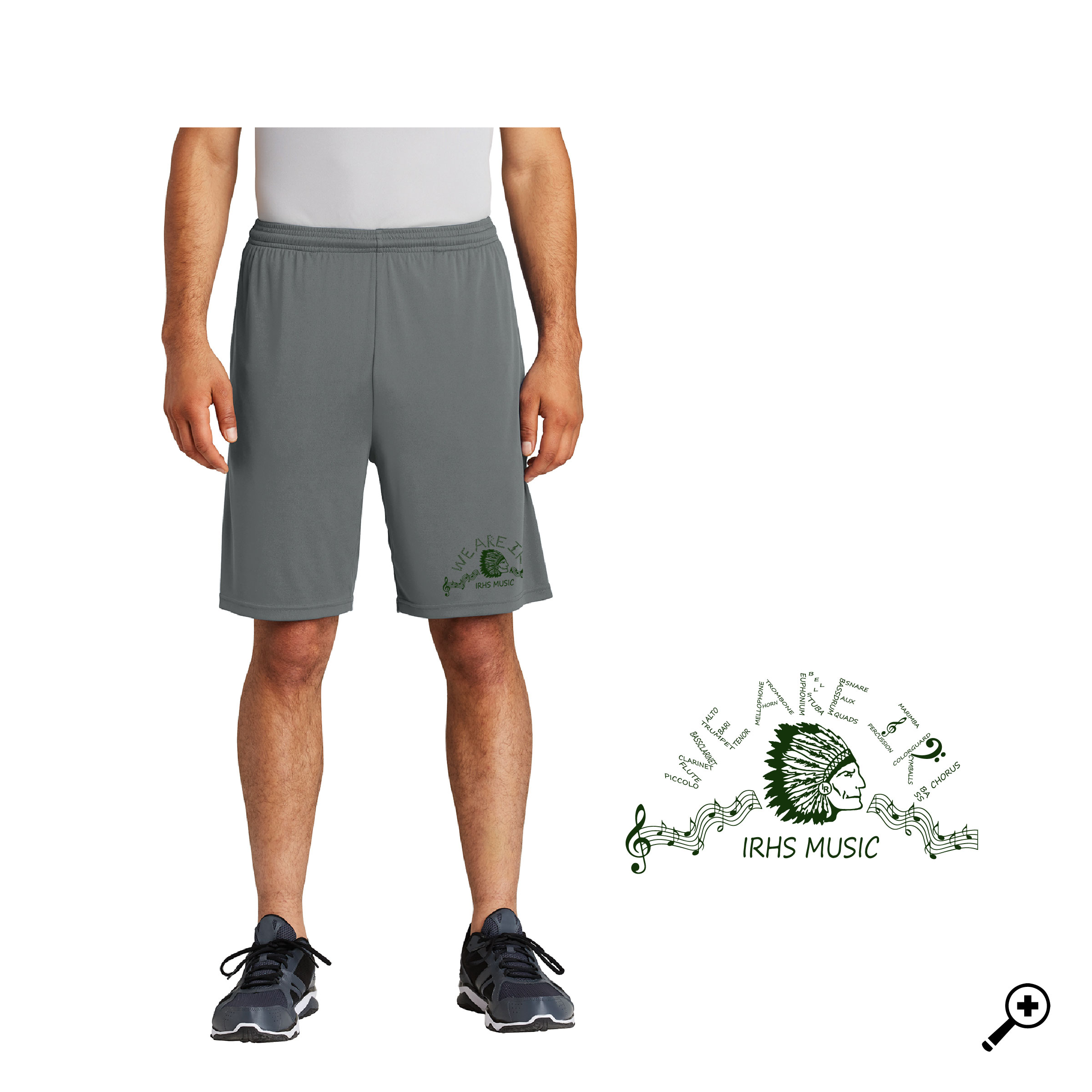 F- ST355P Adult Performance Shorts