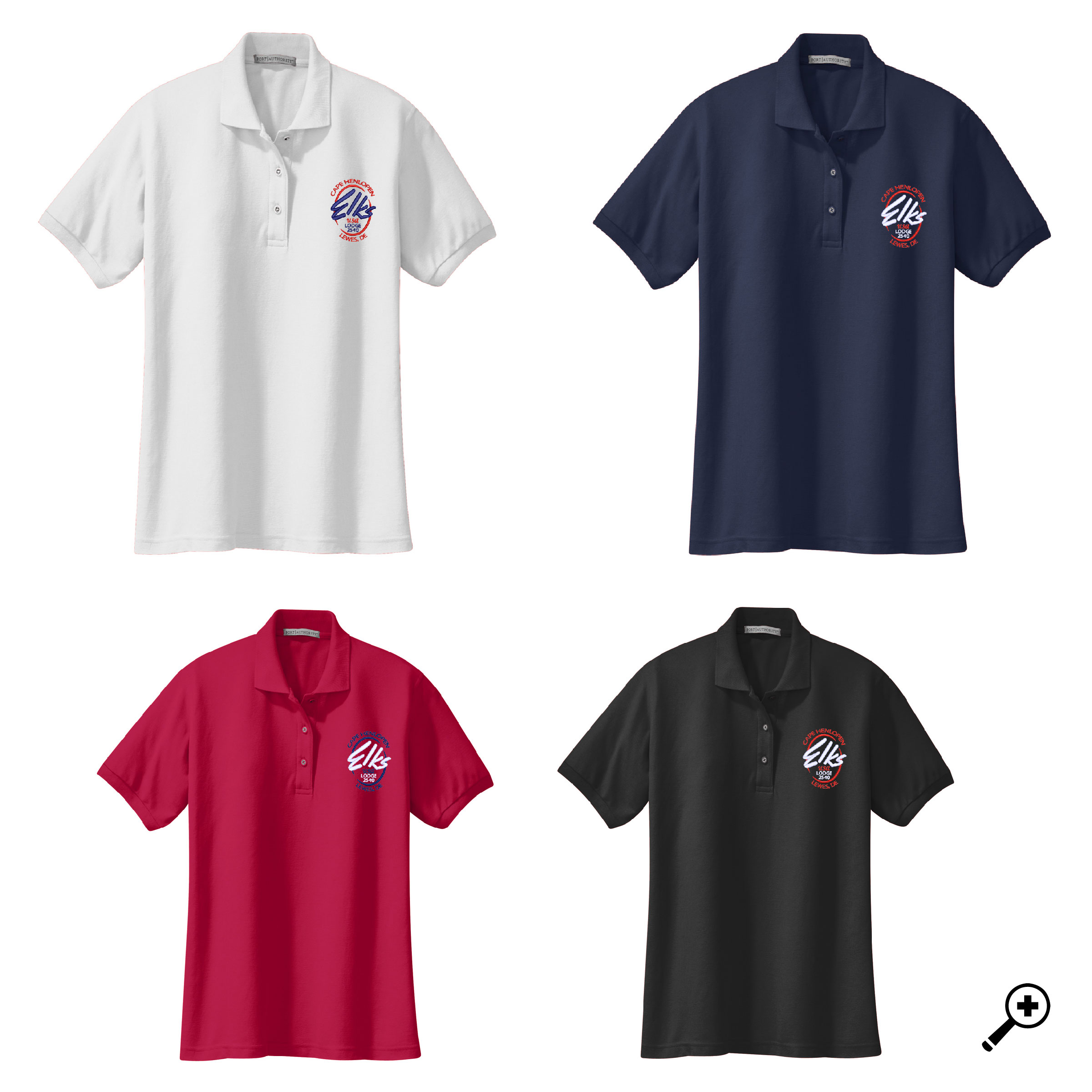 G- L500 Port Authority Ladies Silk Touch Polo
