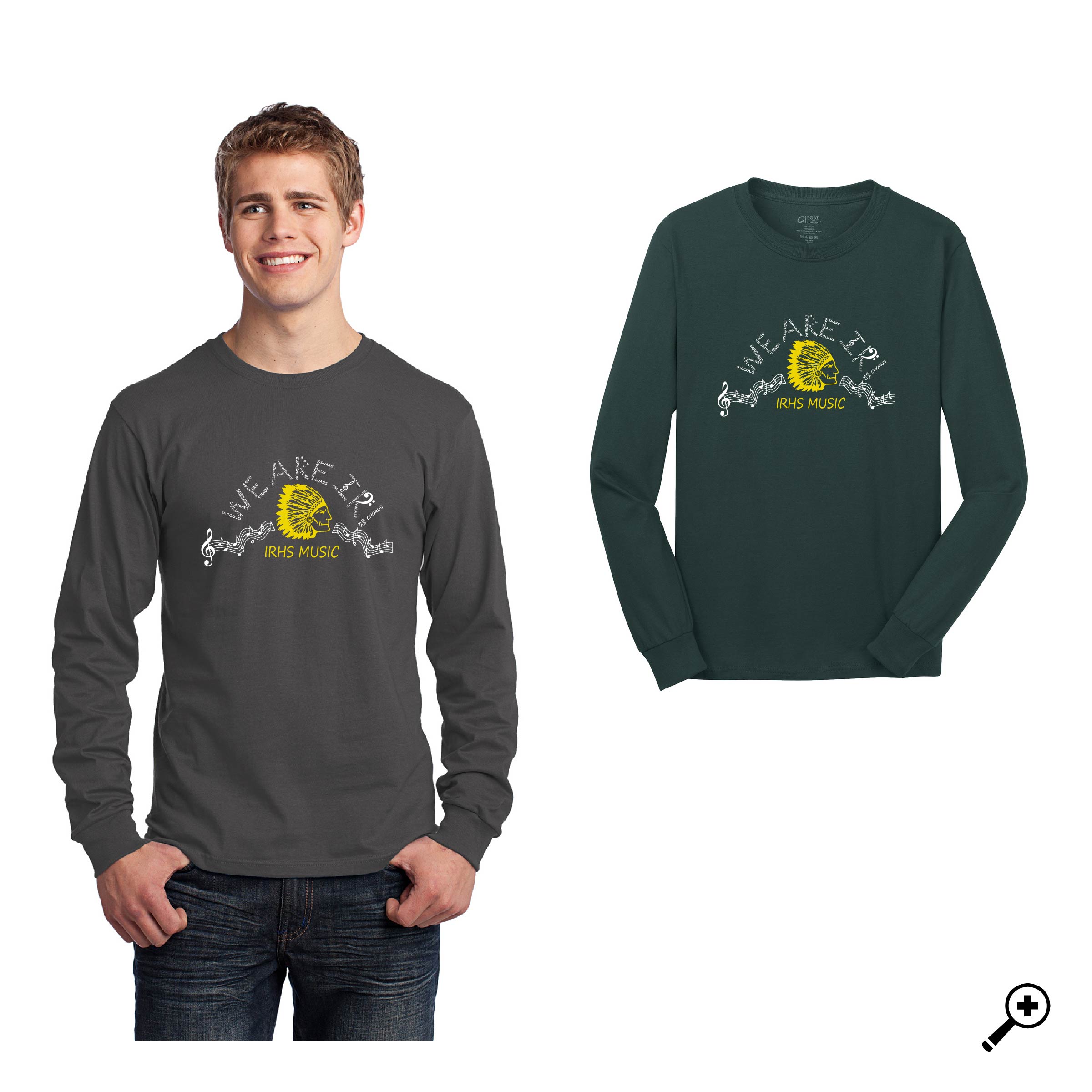 G- PC54LS Adult Long Sleeve Tee