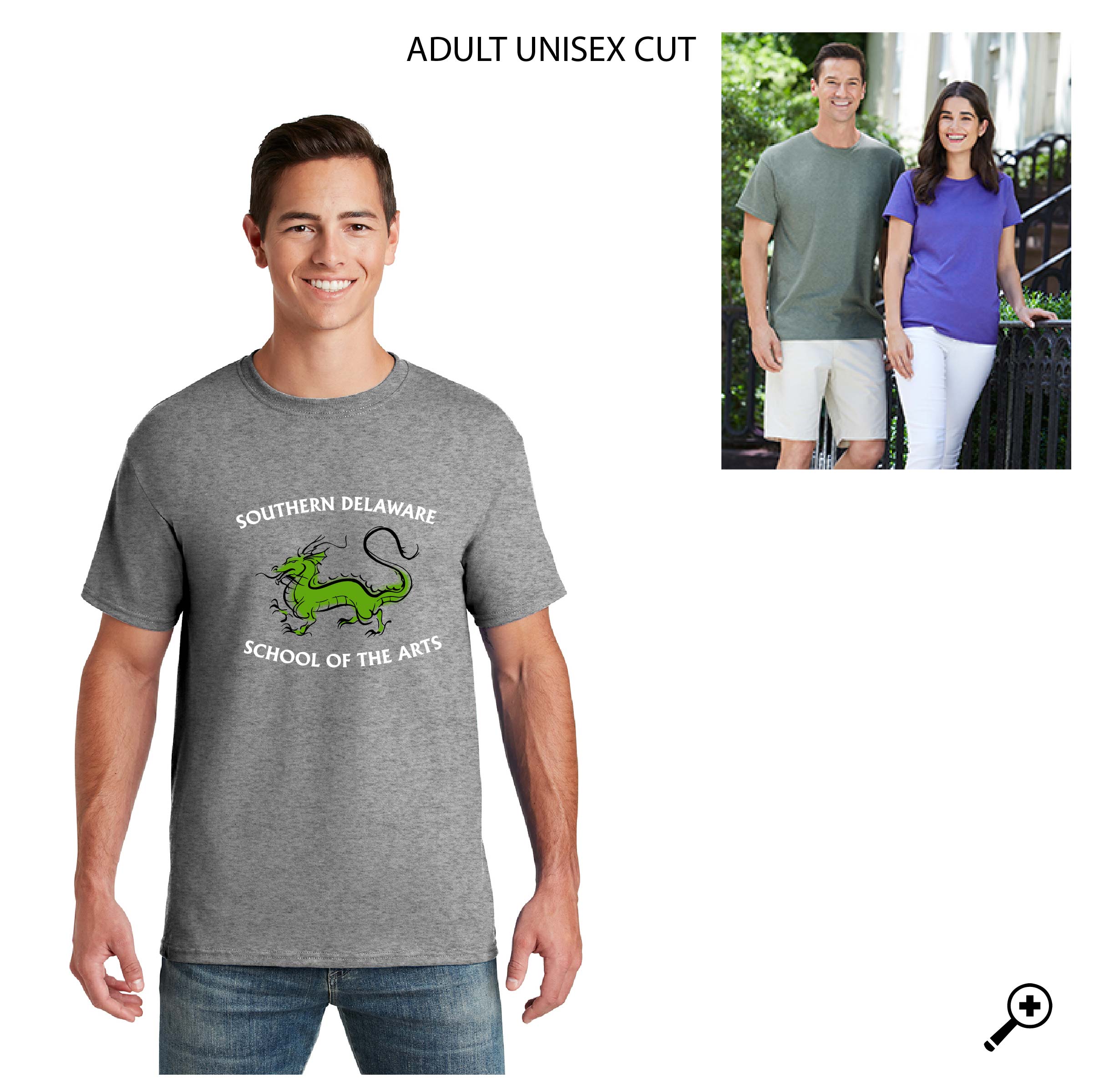 C- 29M ADULT Jerzees 50/50 Short Sleeve Tee