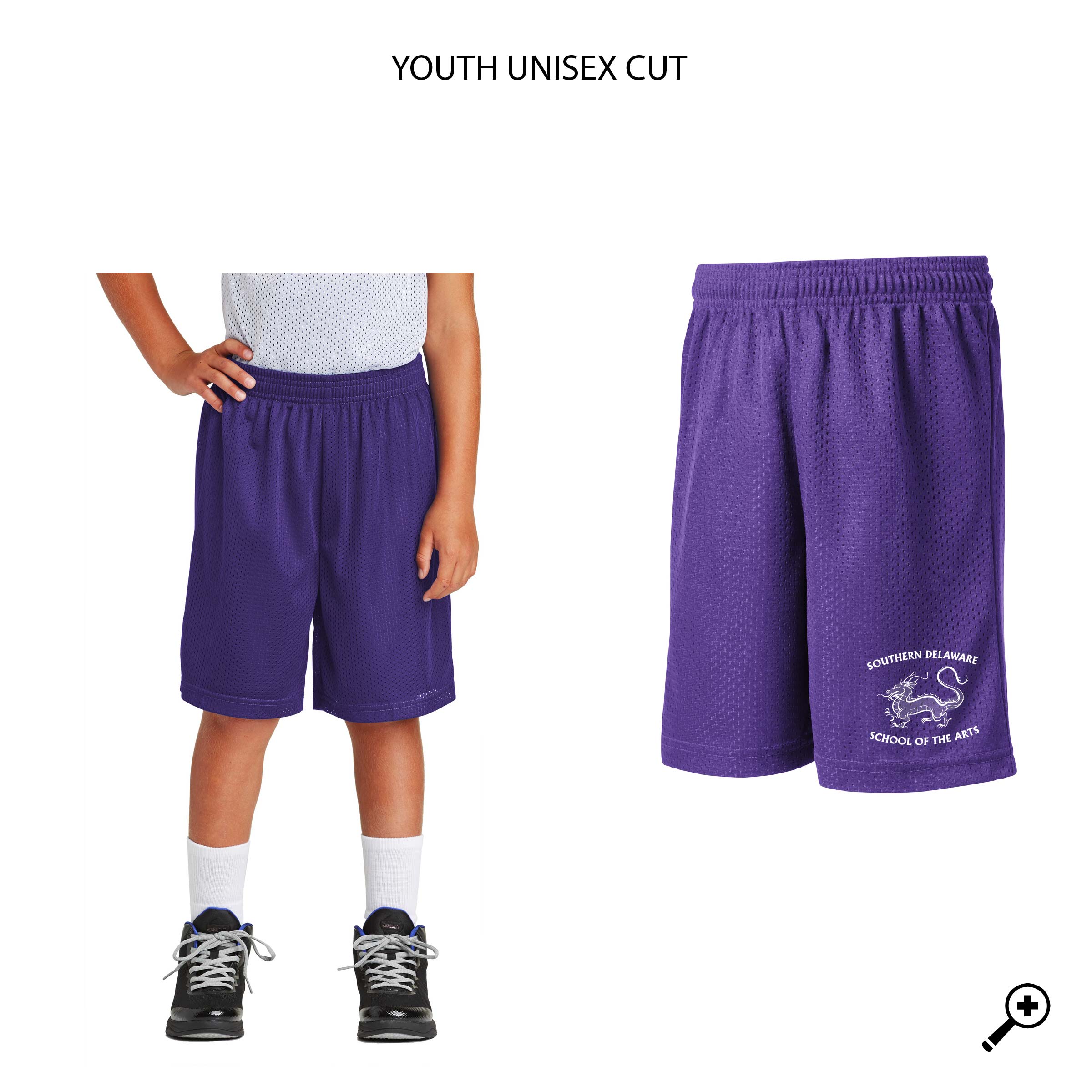 F- YST510 YOUTH Sport-Tek Mesh Short