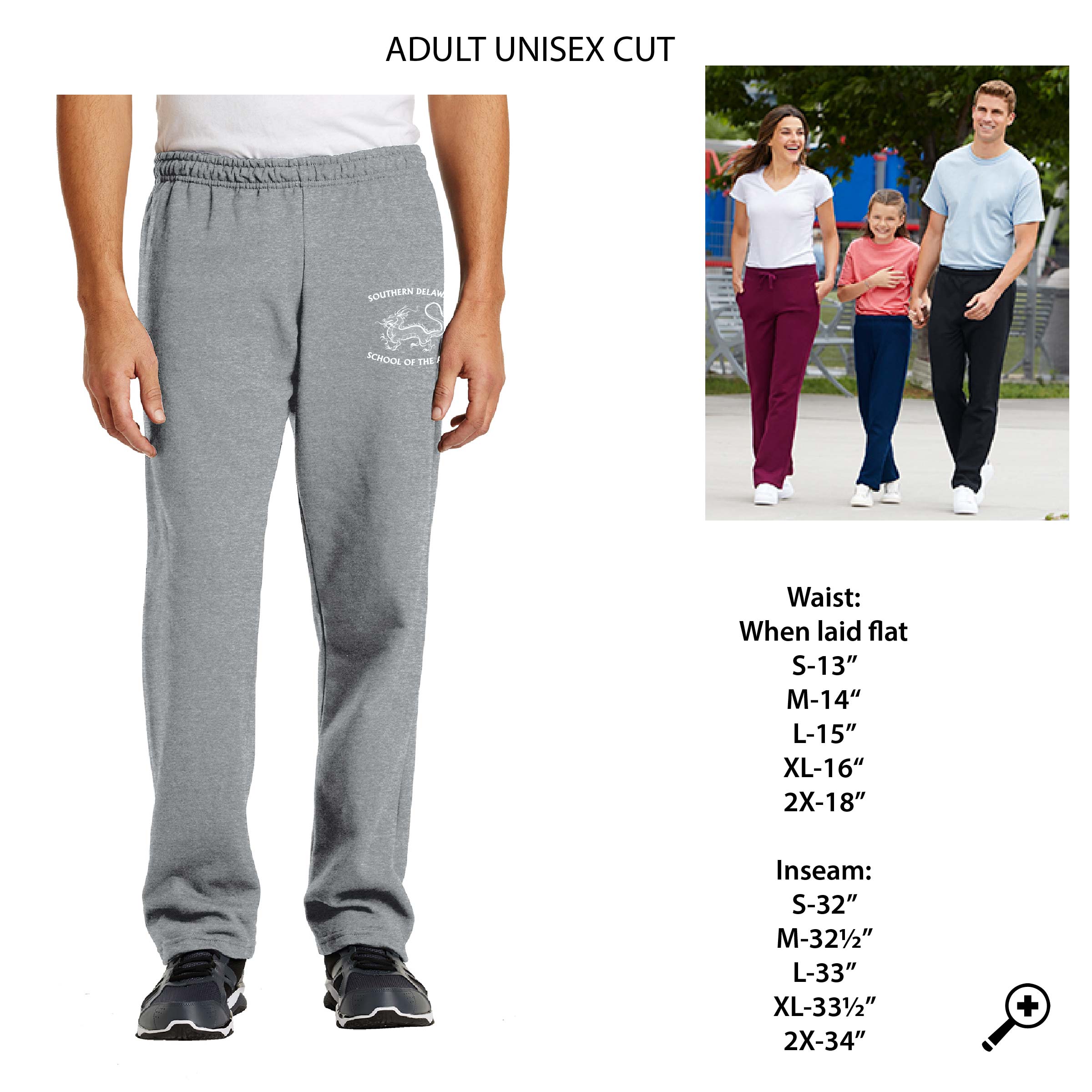 L- 18400 ADULT Gildan Lighter Weight Open Bottom Sweatpants