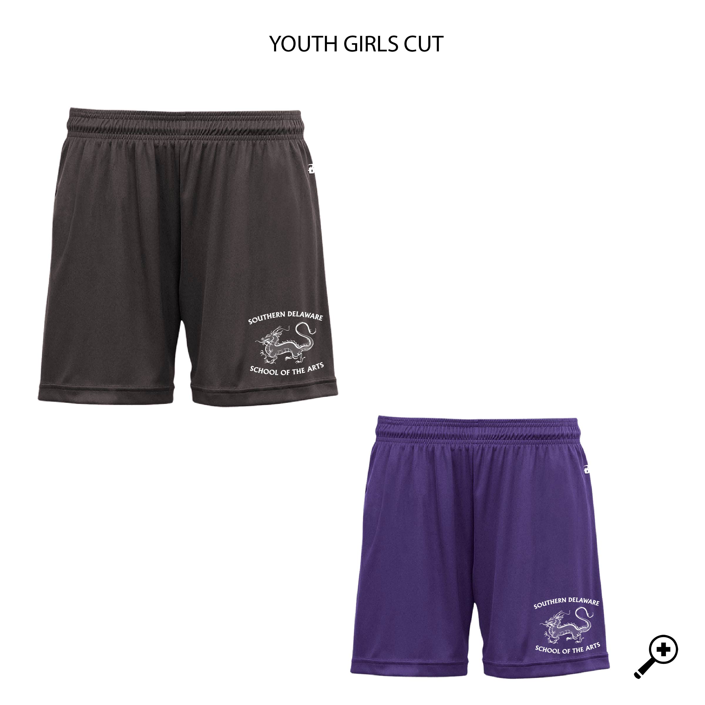 O- 2116 YOUTH GIRLS Badger Shorts