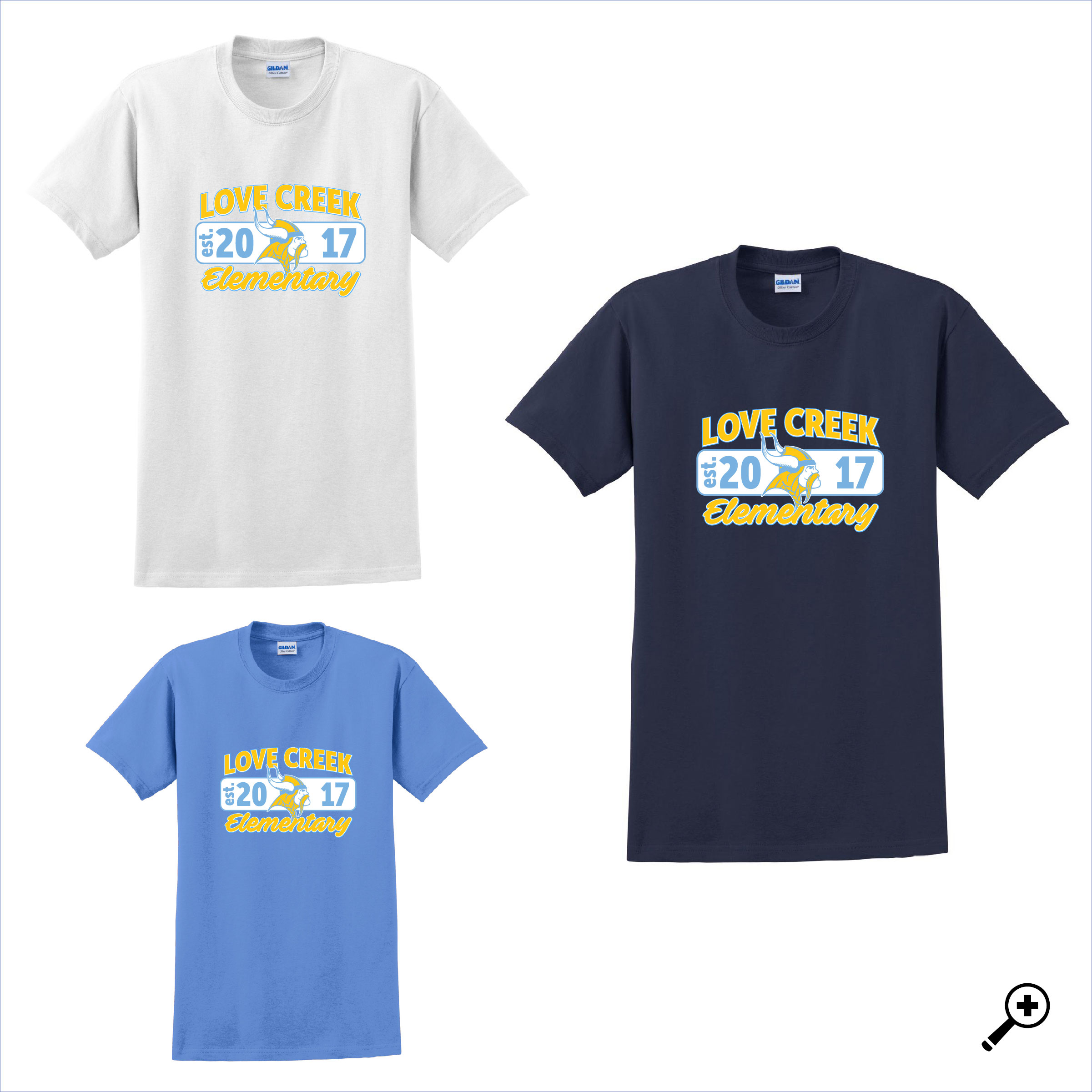 A- ADULT 2000 Viking Design Short Sleeve Tee