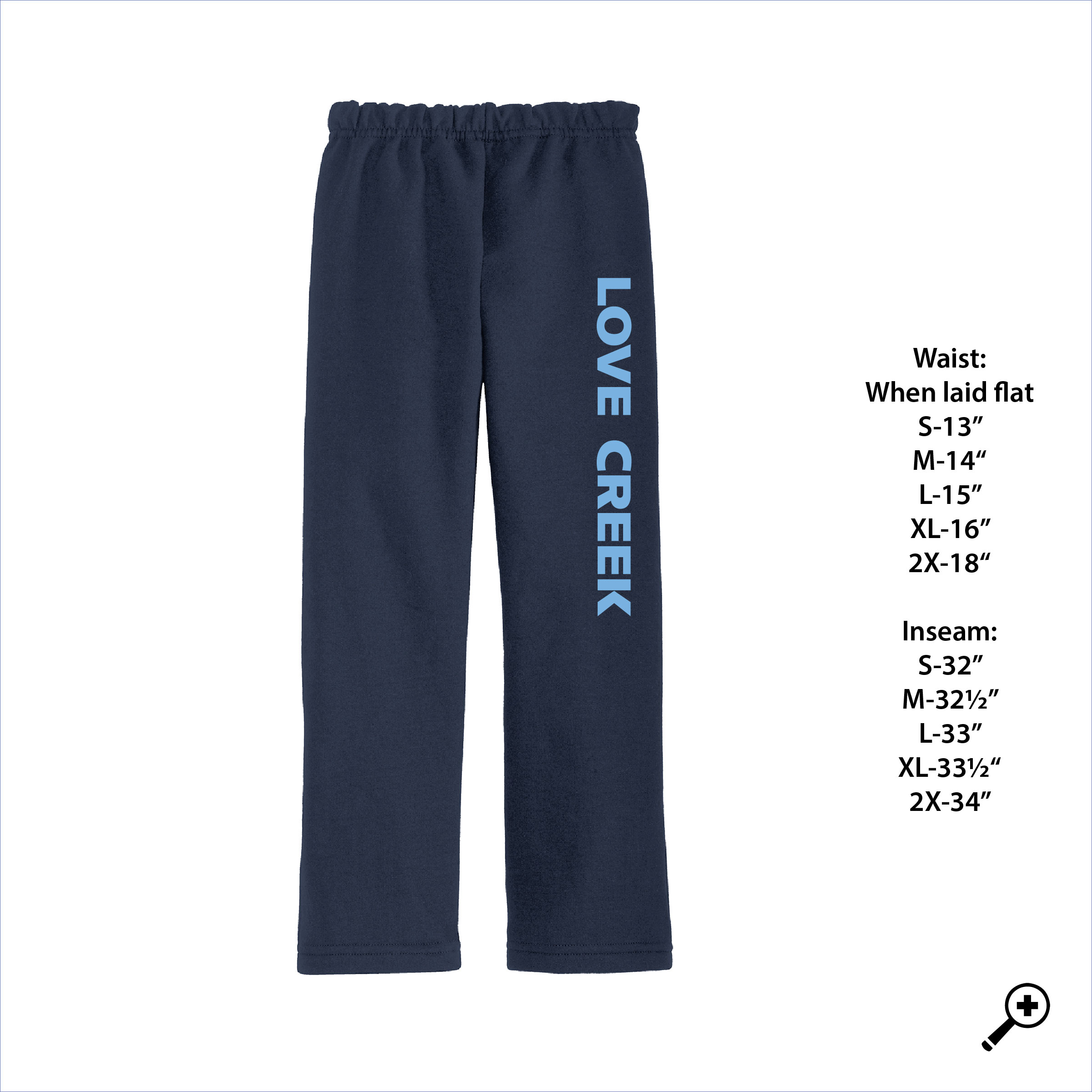M- ADULT 18400 Text Design Sweat Pants