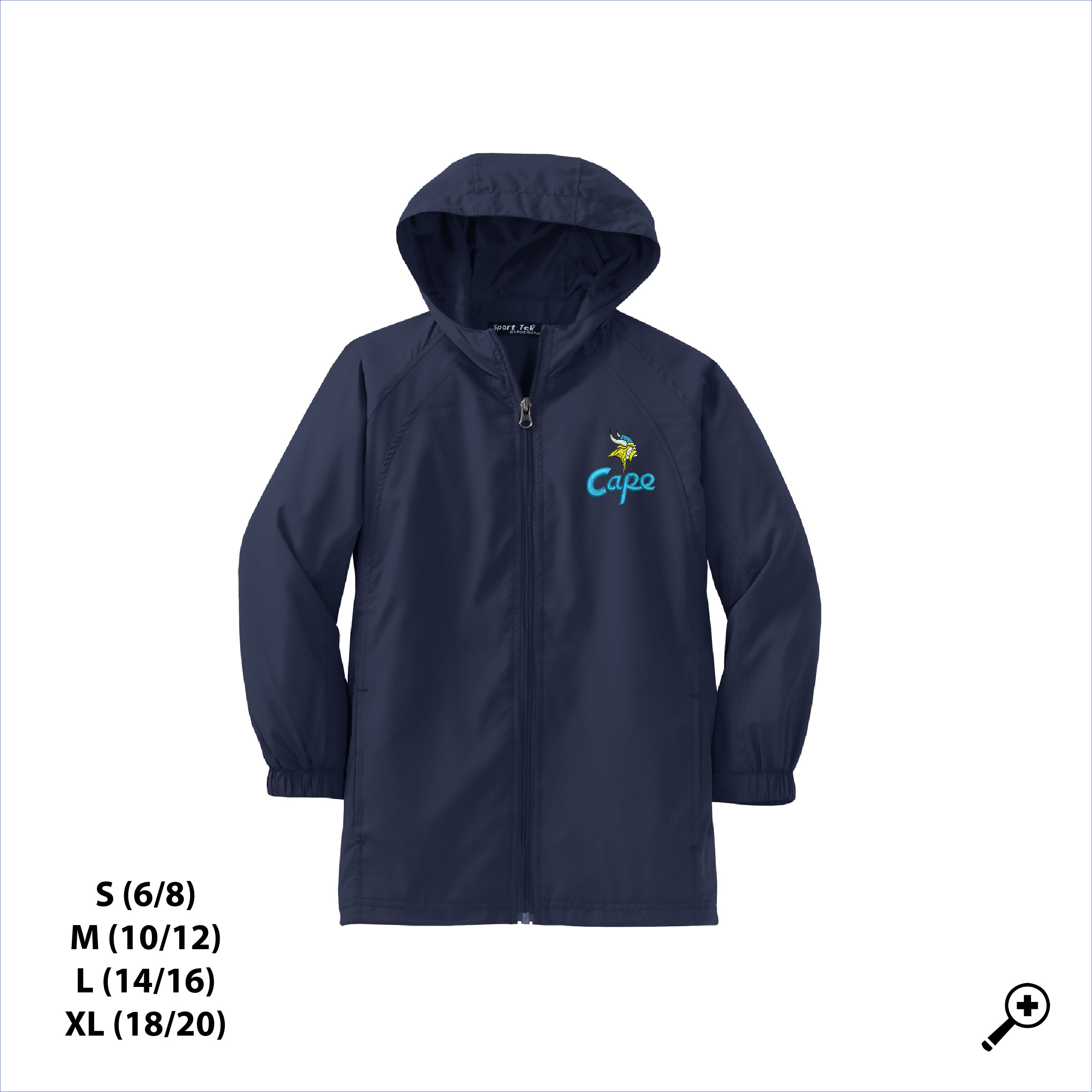 P- YOUTH YST73 Hooded Full Zip Jacket
