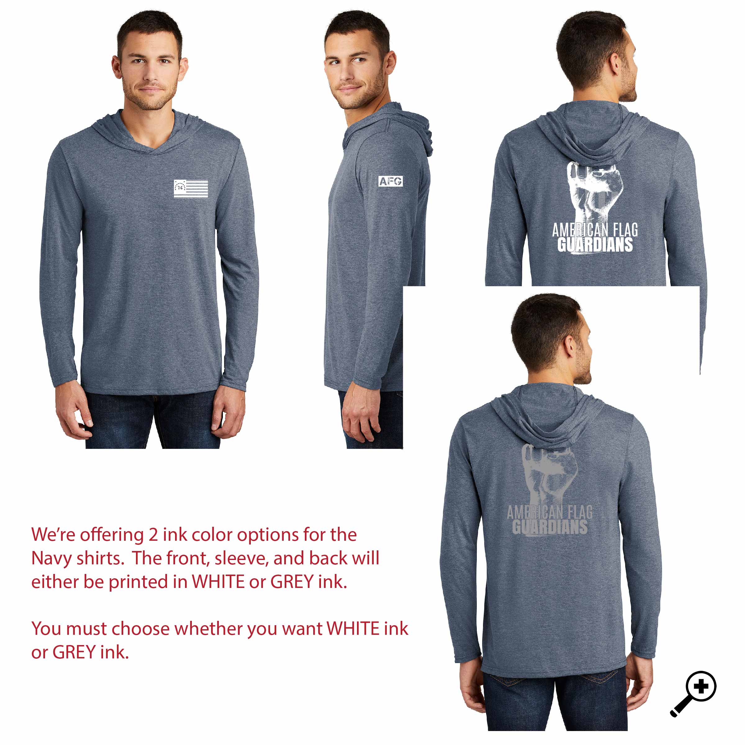 D- DM139 ADULT District Tri-blend Long Sleeve Hoodie