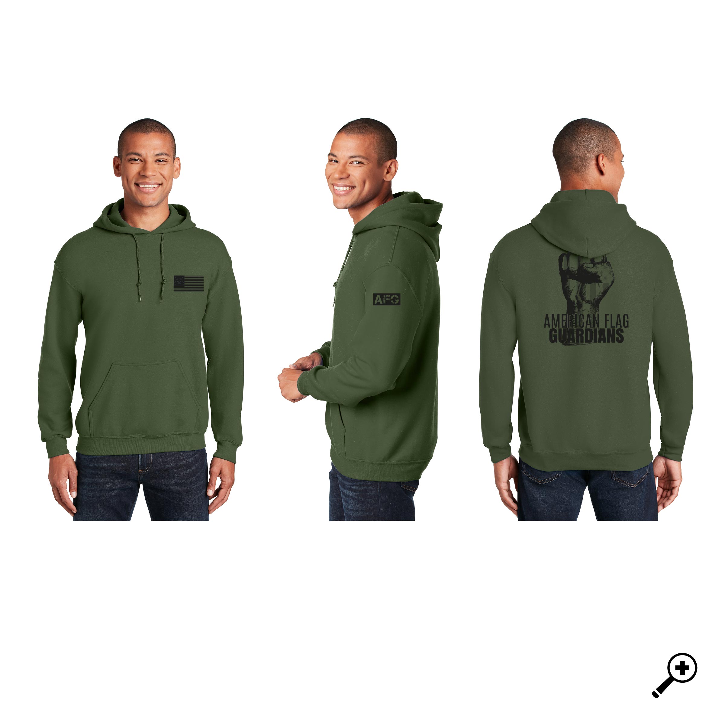 E- 18500 ADULT Gildan Hooded Sweatshirt
