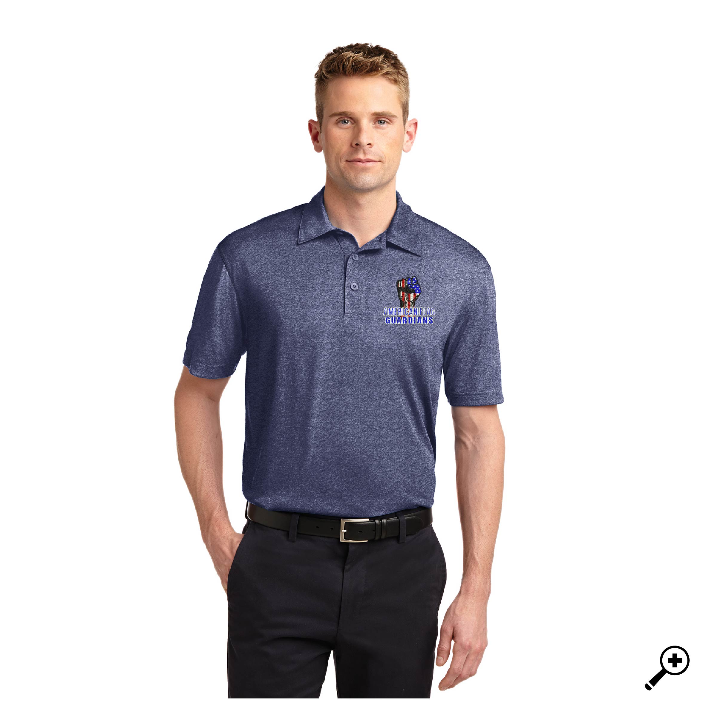 H- ST660 MENS Sport-Tek Heathered Polo
