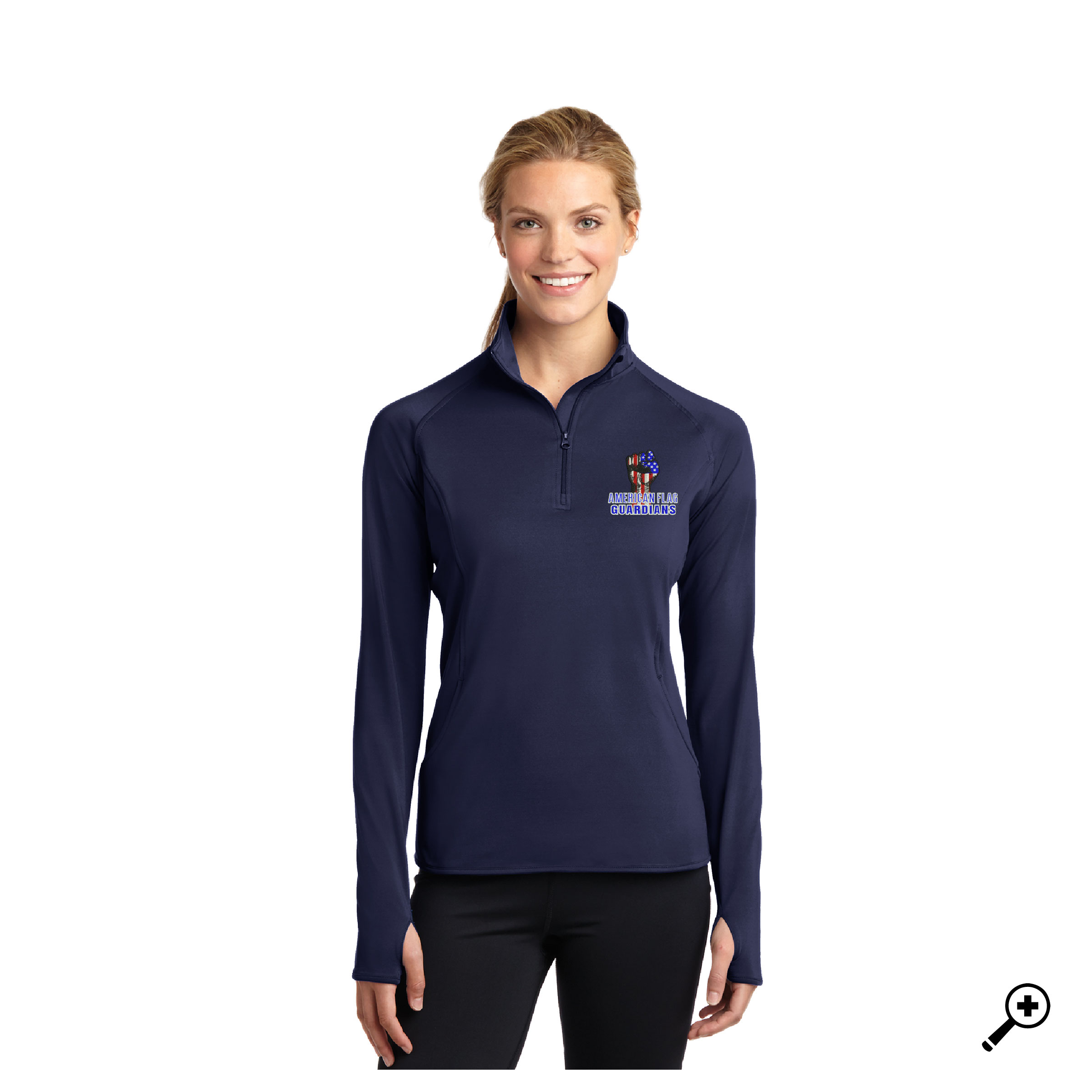 J- LST850 LADIES 1/2 Zip Pullover