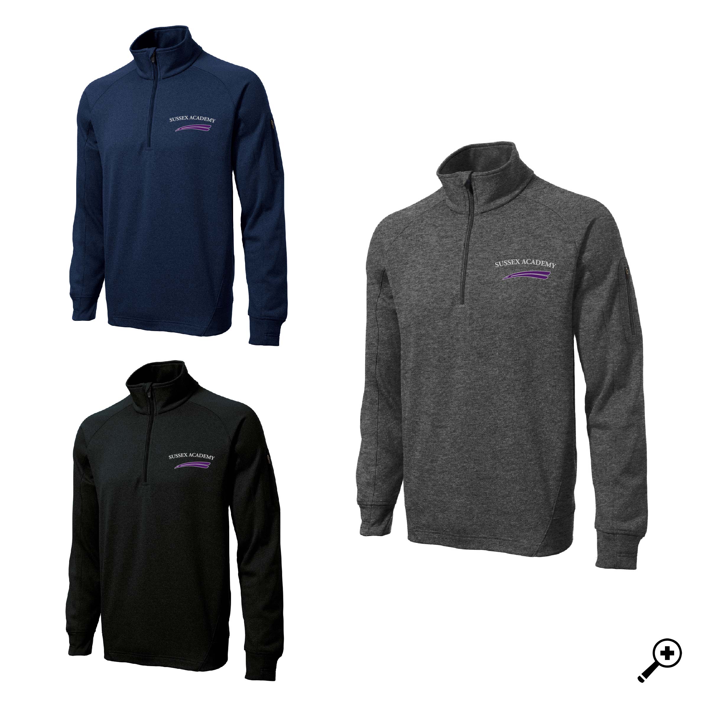H- F247 MENS Sport-Tek Fleece 1/4-Zip Pullover