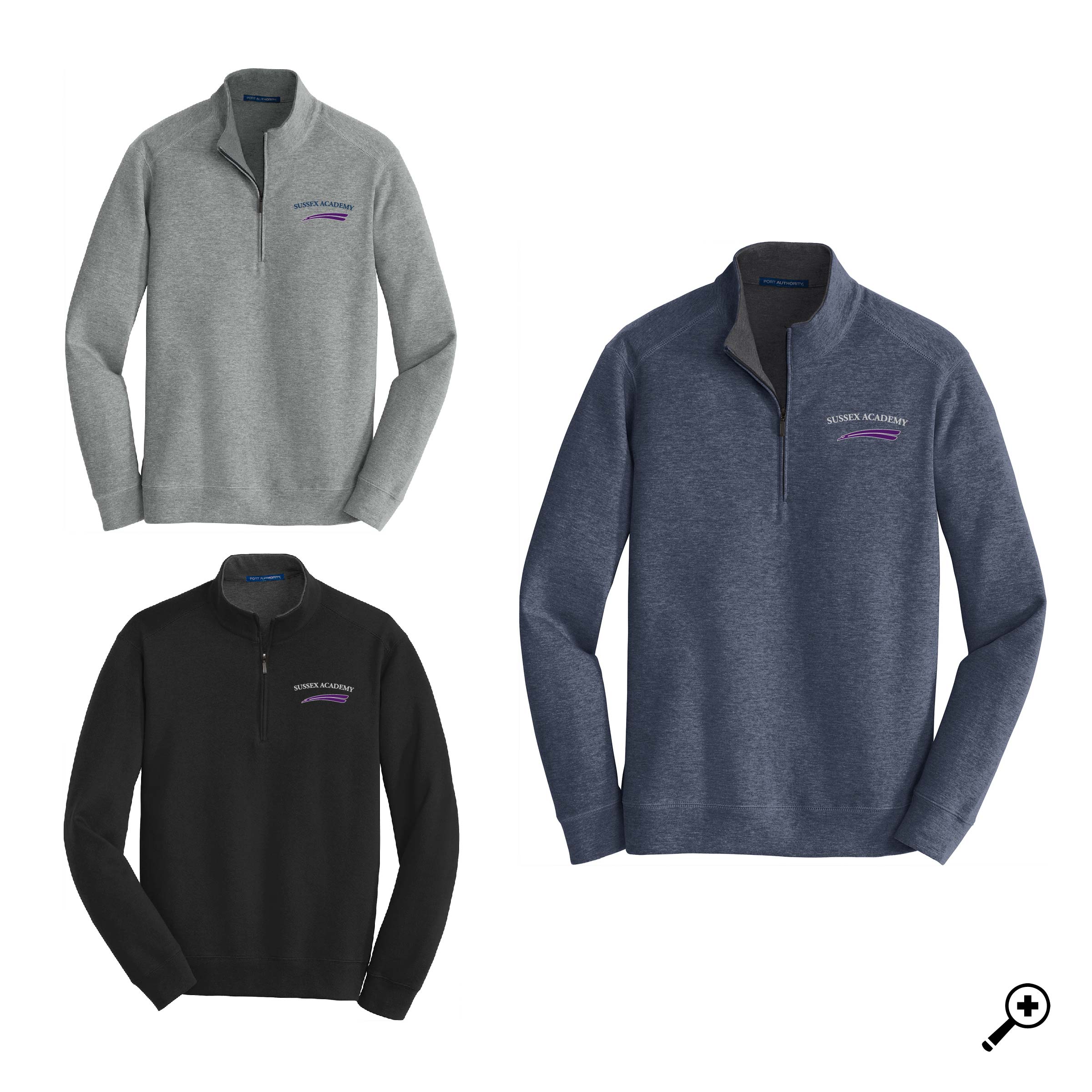 J- K807 MENS Port Authority Interlock 1/4-Zip