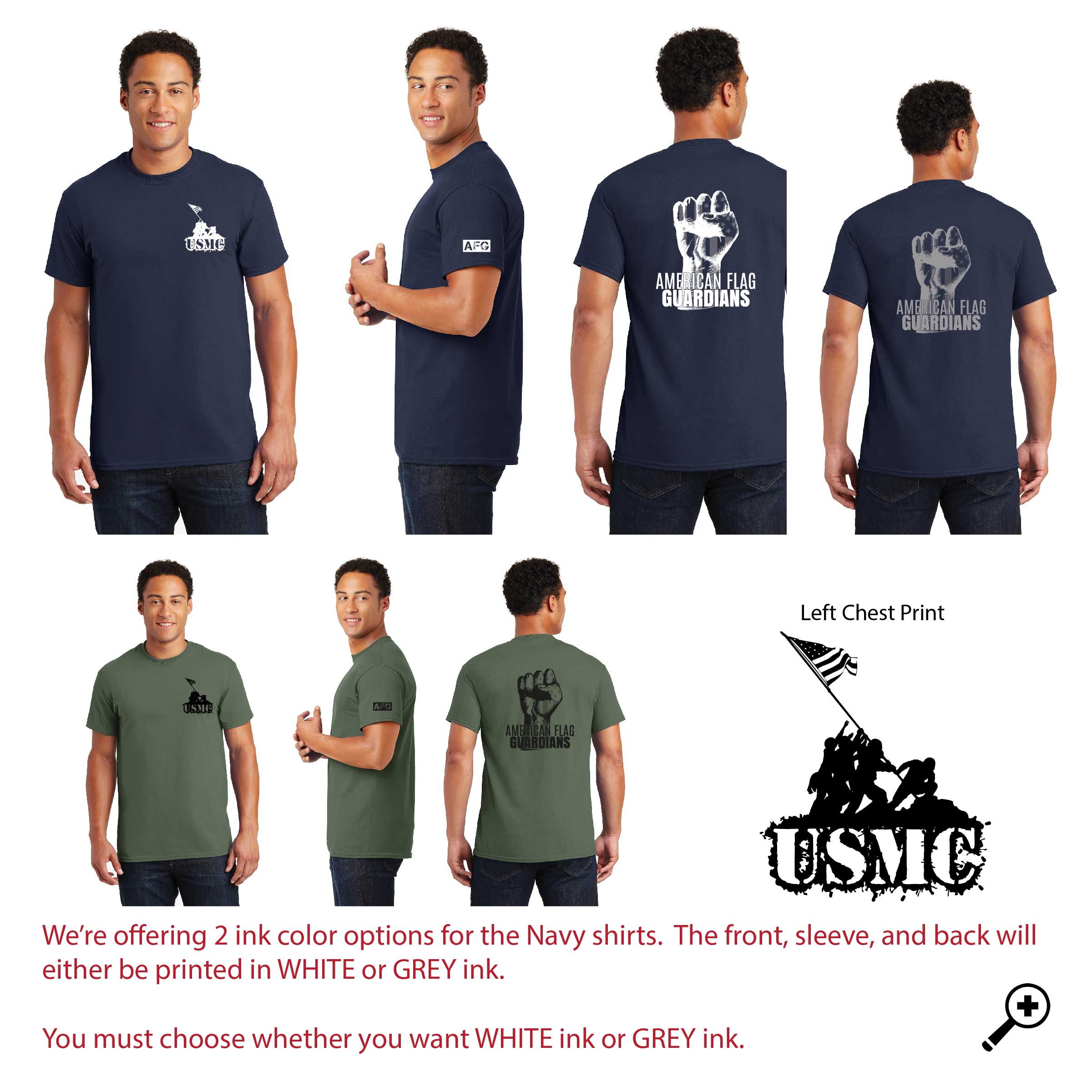ZB- MARINES 2000 ADULT Gildan Short Sleeve Tee