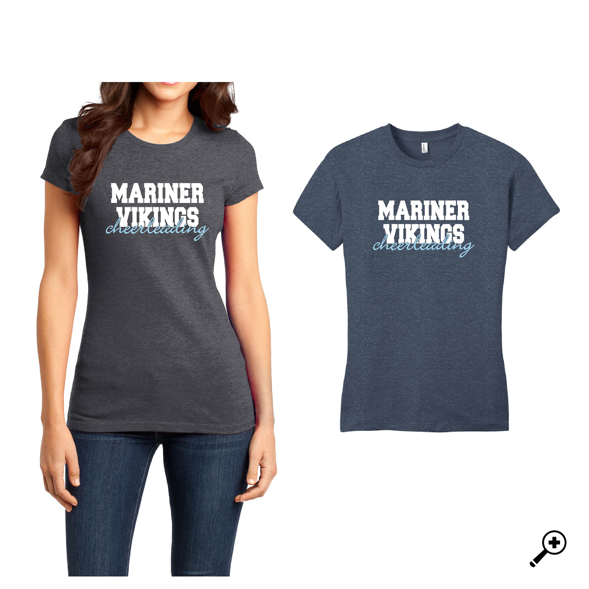 D- DT6001 JUNIOR'S District Short Sleeve Tee