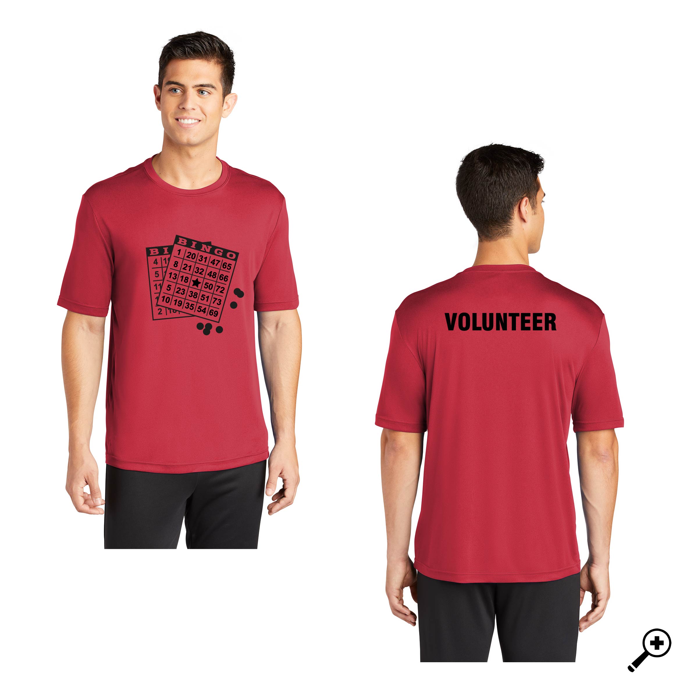 X- BINGO ST350 MENS Sport Tek Short Sleeve Tee