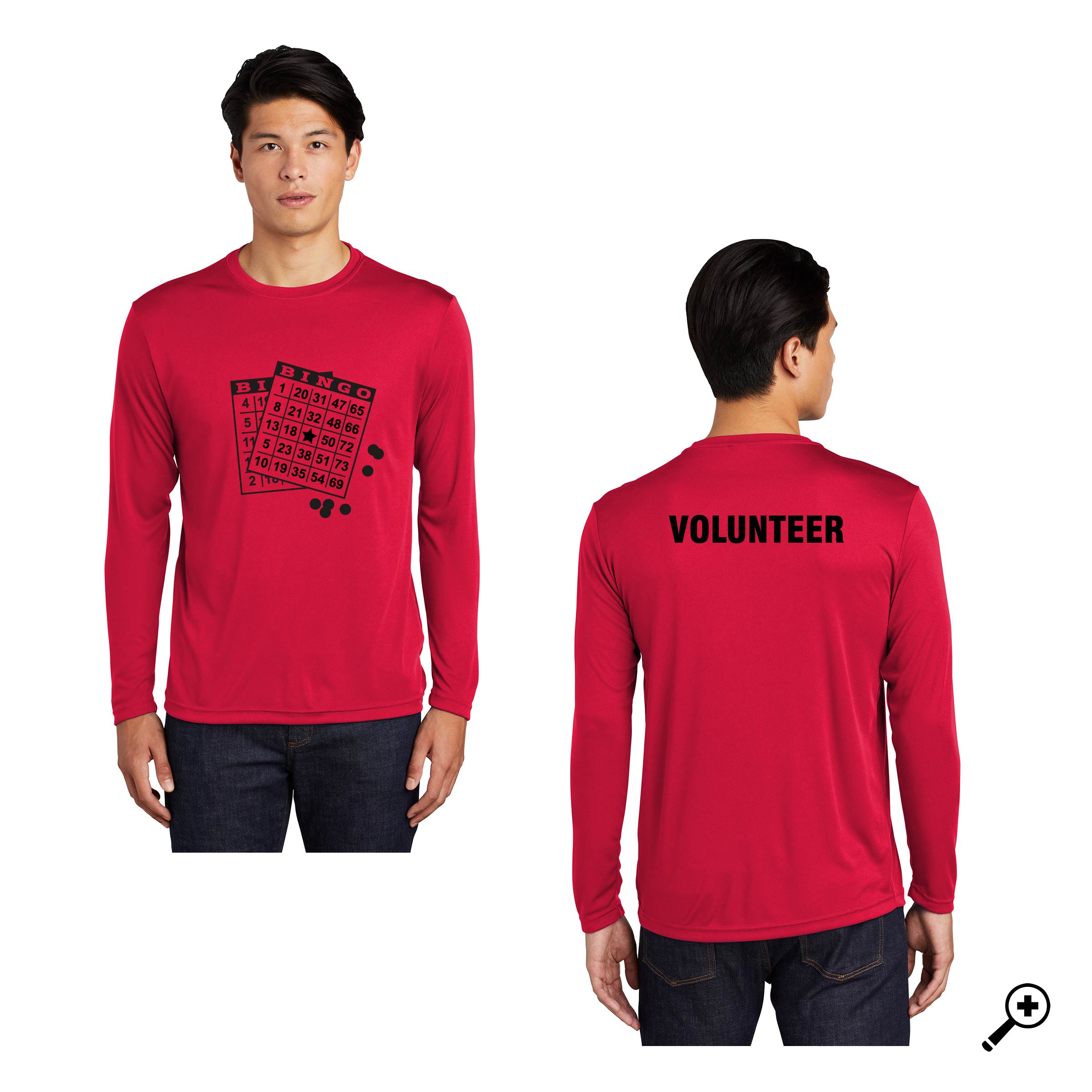 Y- BINGO ST350LS MENS Sport-Tek Long Sleeve Tee