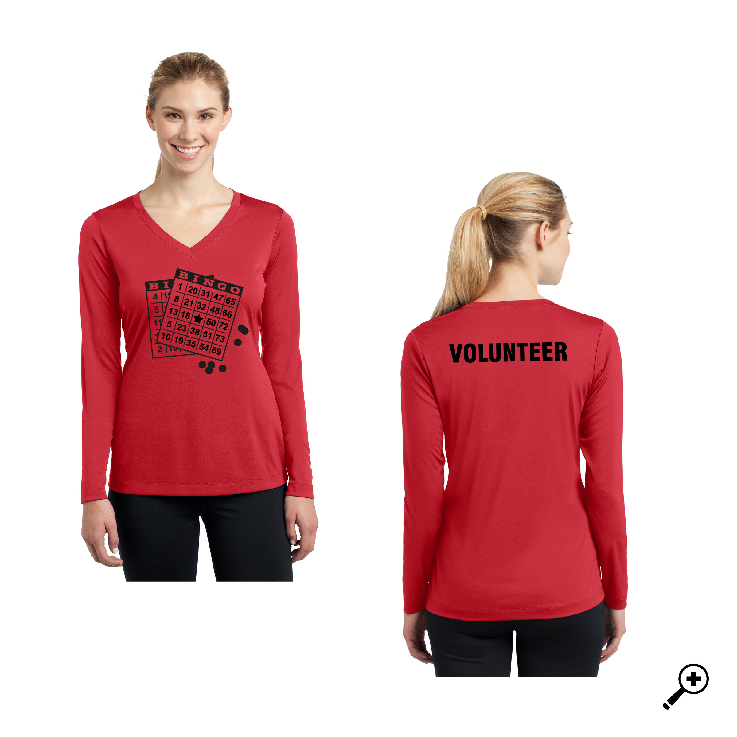 ZB- BINGO LST353LS LADIES Sport Tek Long Sleeve Tee
