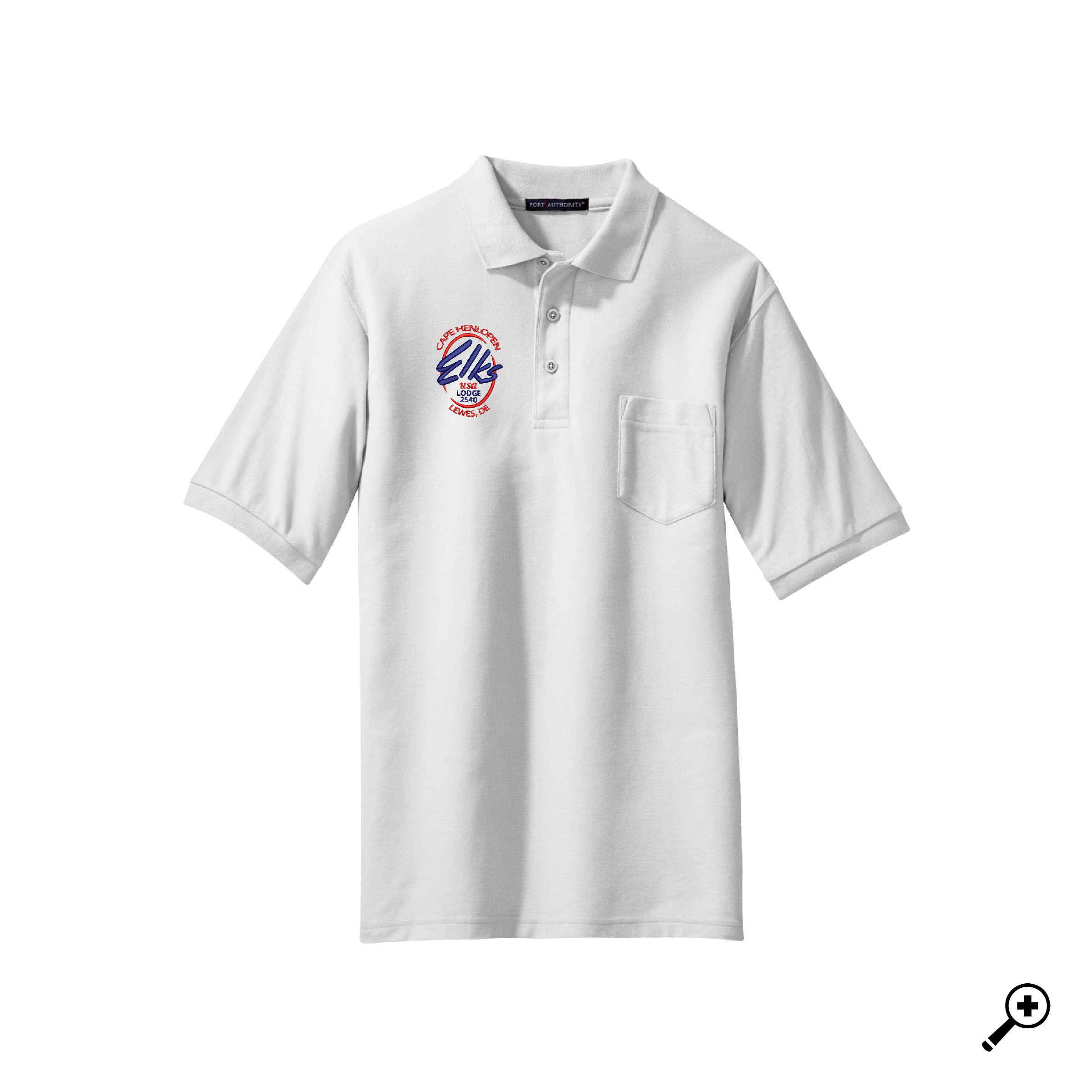 L- K500P Port Authority Silk Touch Pocket Polo