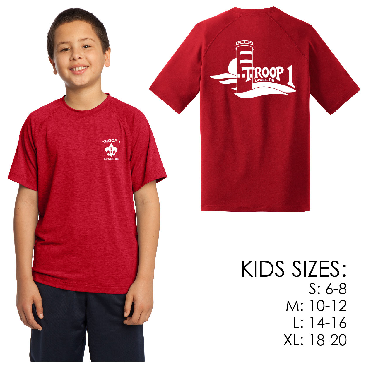 Y - YST700 YOUTH Short Sleeve Moisture Wicking Shirt