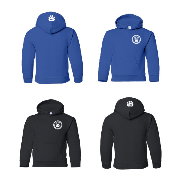 13 - Gildan G185B Youth Pullover hooded sweatshirt