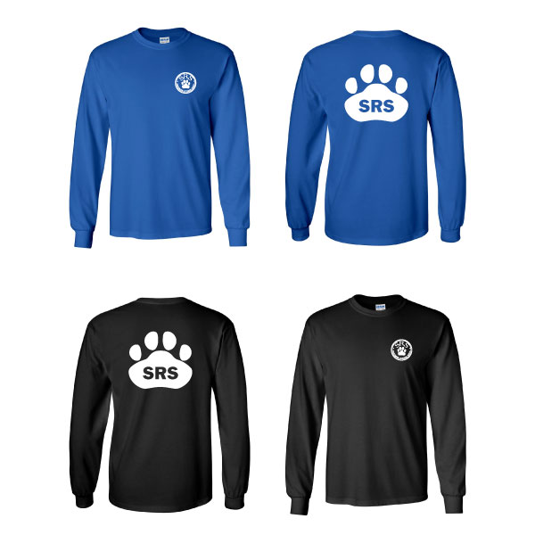 09- Gildan G240 Adult Long Sleeve T-shirt